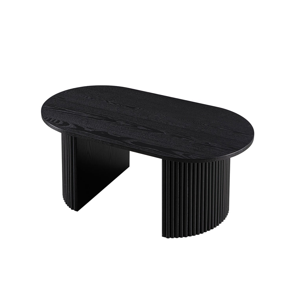 Maru Oval Coffee Table, Black