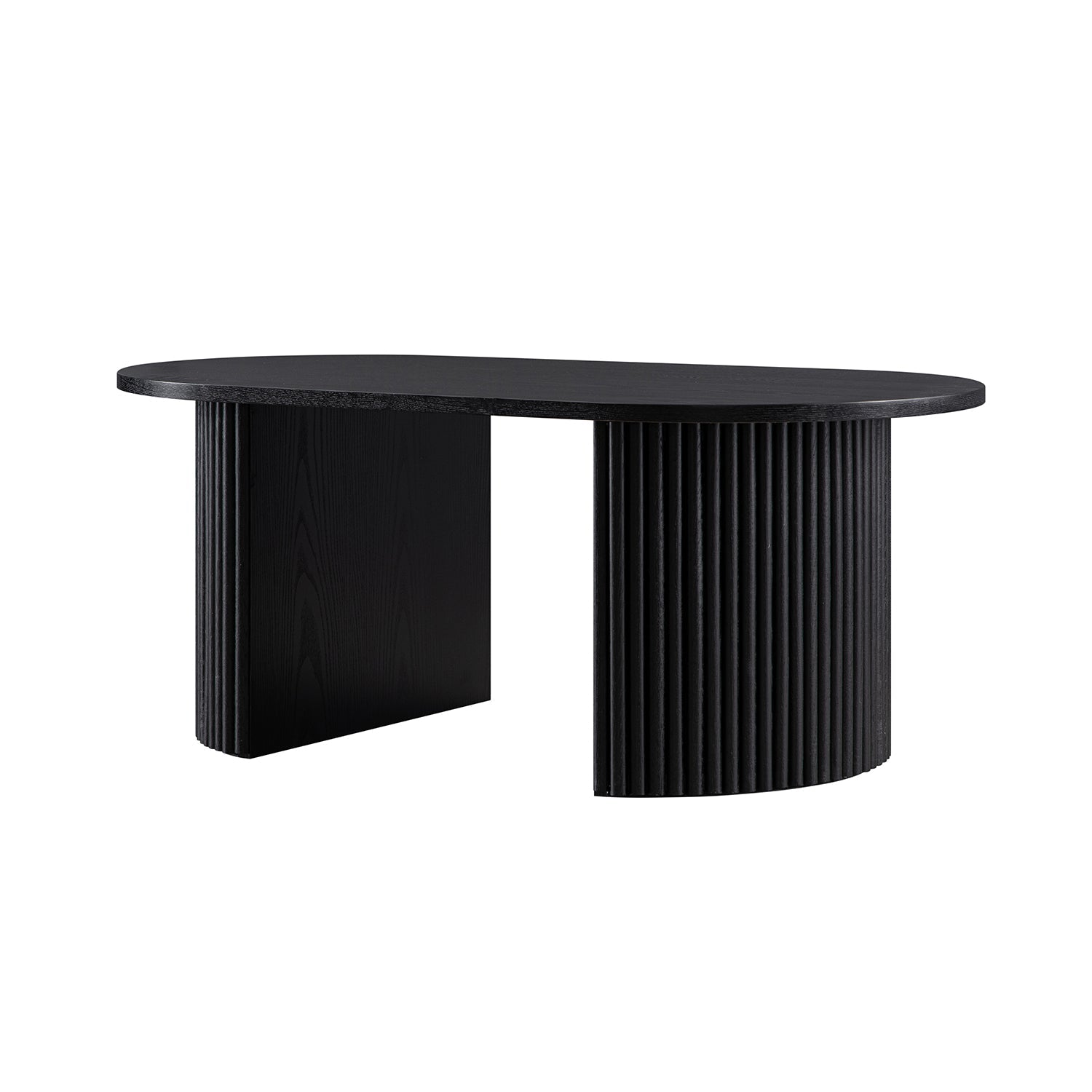 Maru Oval Coffee Table, Black