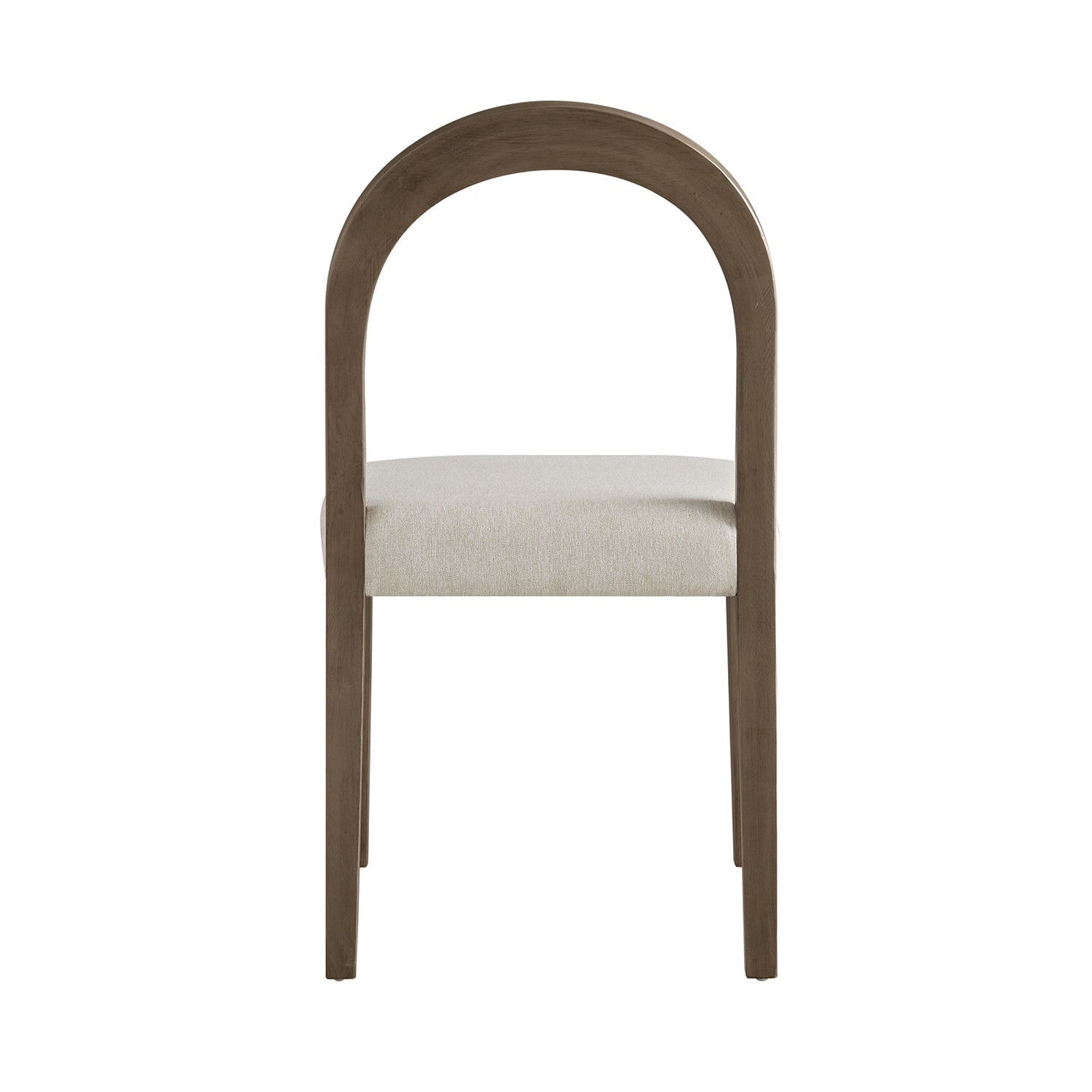 Lumi Dining Chair, Oatmeal Fabric | Silver Oak Frame