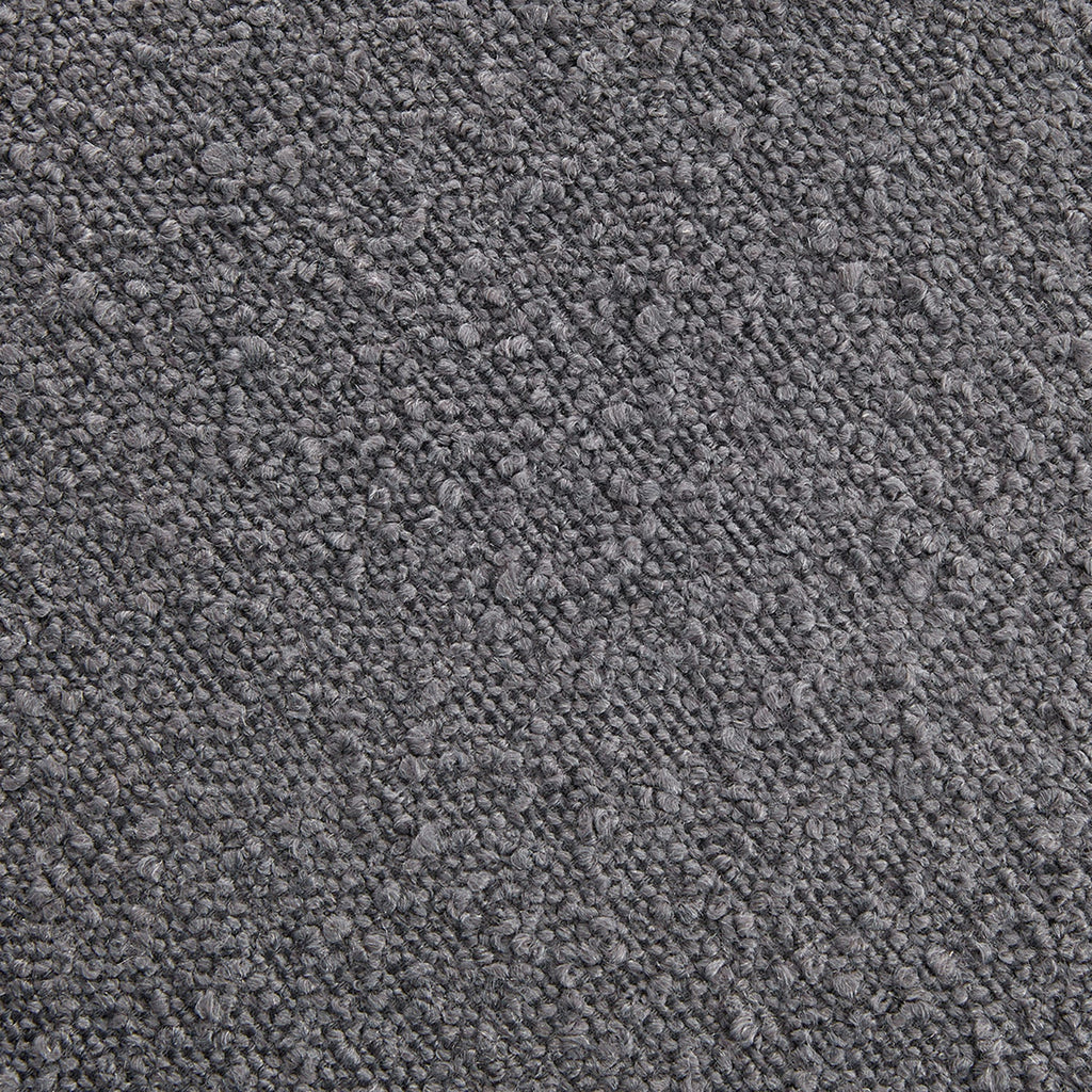 Demeter Dining Chair, Charcoal Boucle | Dark Walnut Frame