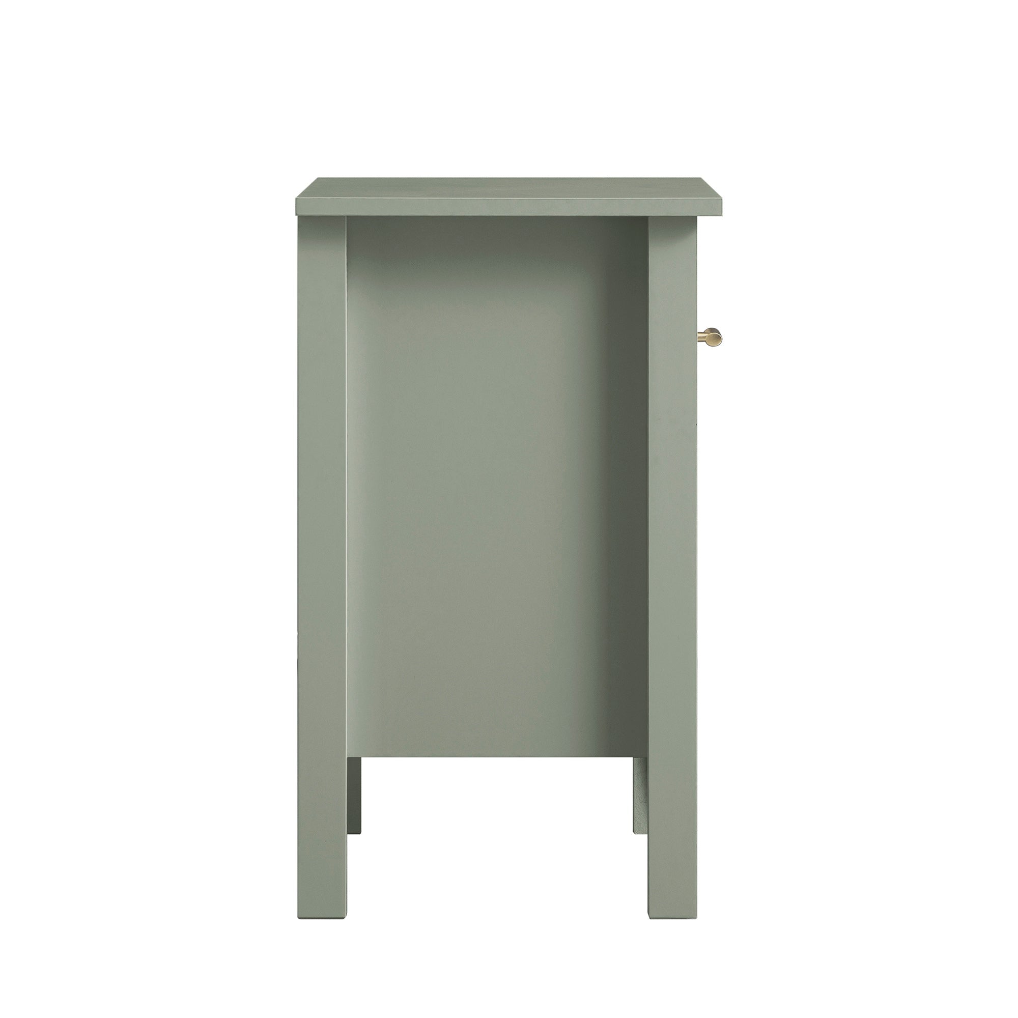 Oakham 1-Drawer Bedside Table, Desert Sage
