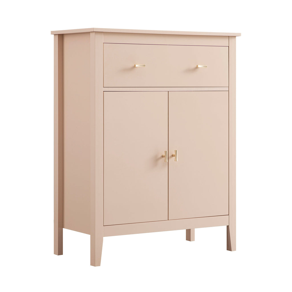 Oakham Small Sideboard with Drawer, Nude Pink