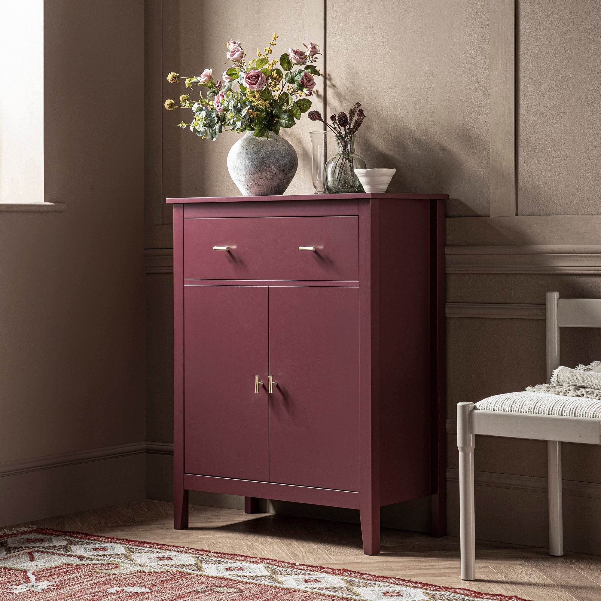 Oakham Small Sideboard with Drawer, Wild Cherry