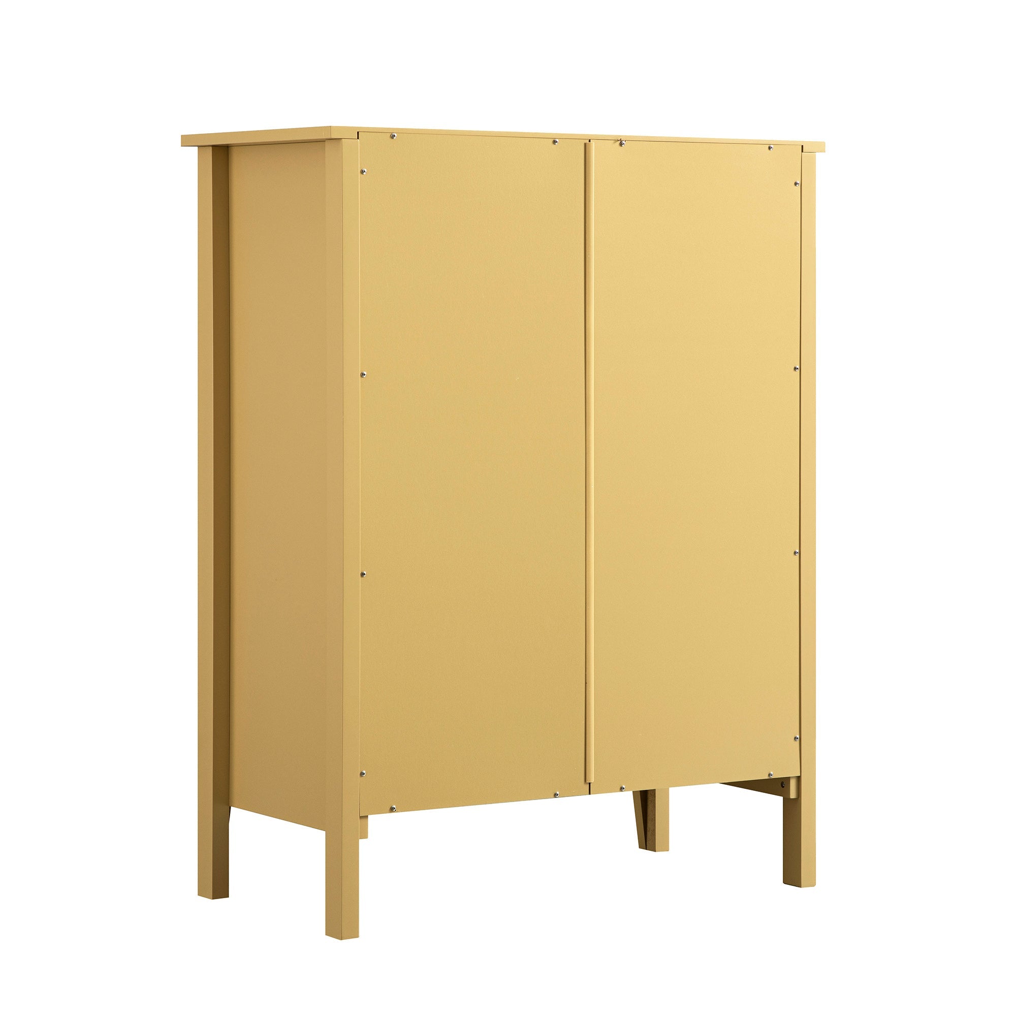 Oakham Small Sideboard with Drawer, Rattan Yellow