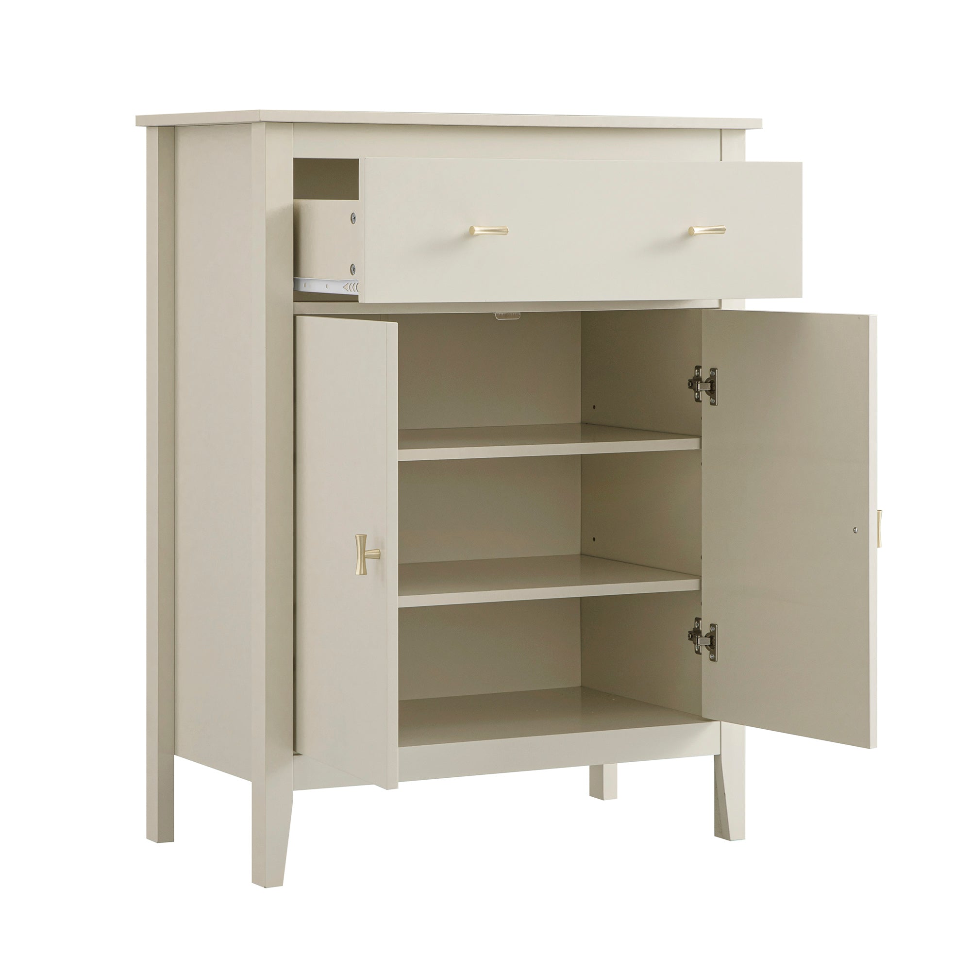 Oakham Small Sideboard with Drawer, Shaded White