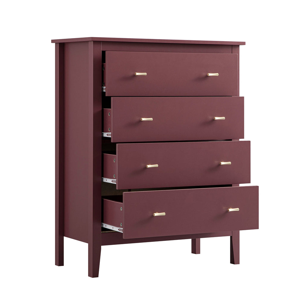 Oakham Chest of 4 Drawers, Wild Cherry
