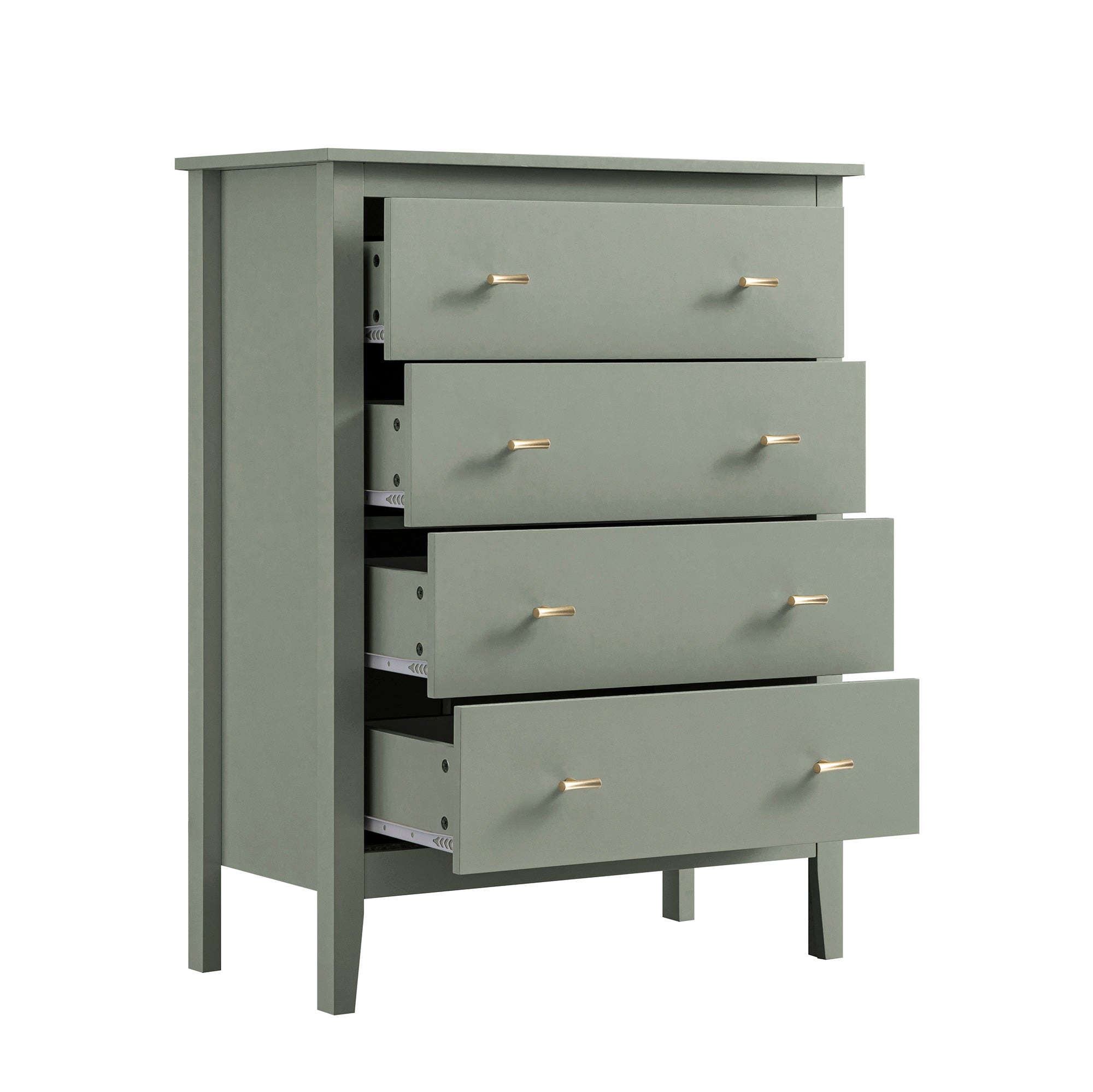 Oakham Chest of 4 Drawers, Desert Sage