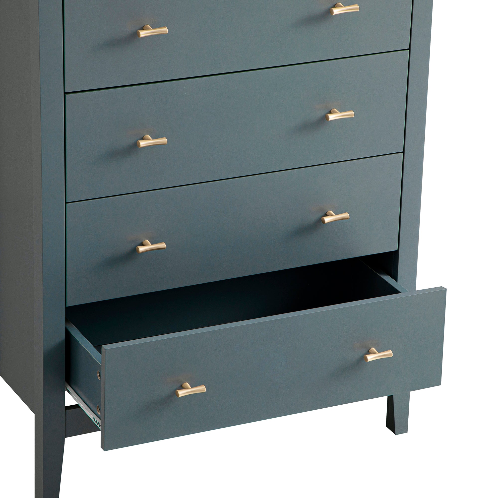 Oakham Chest of 4 Drawers, Stormy Blue