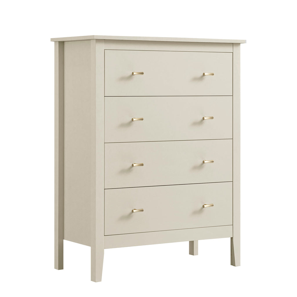 Oakham Chest of 4 Drawers, Shaded White
