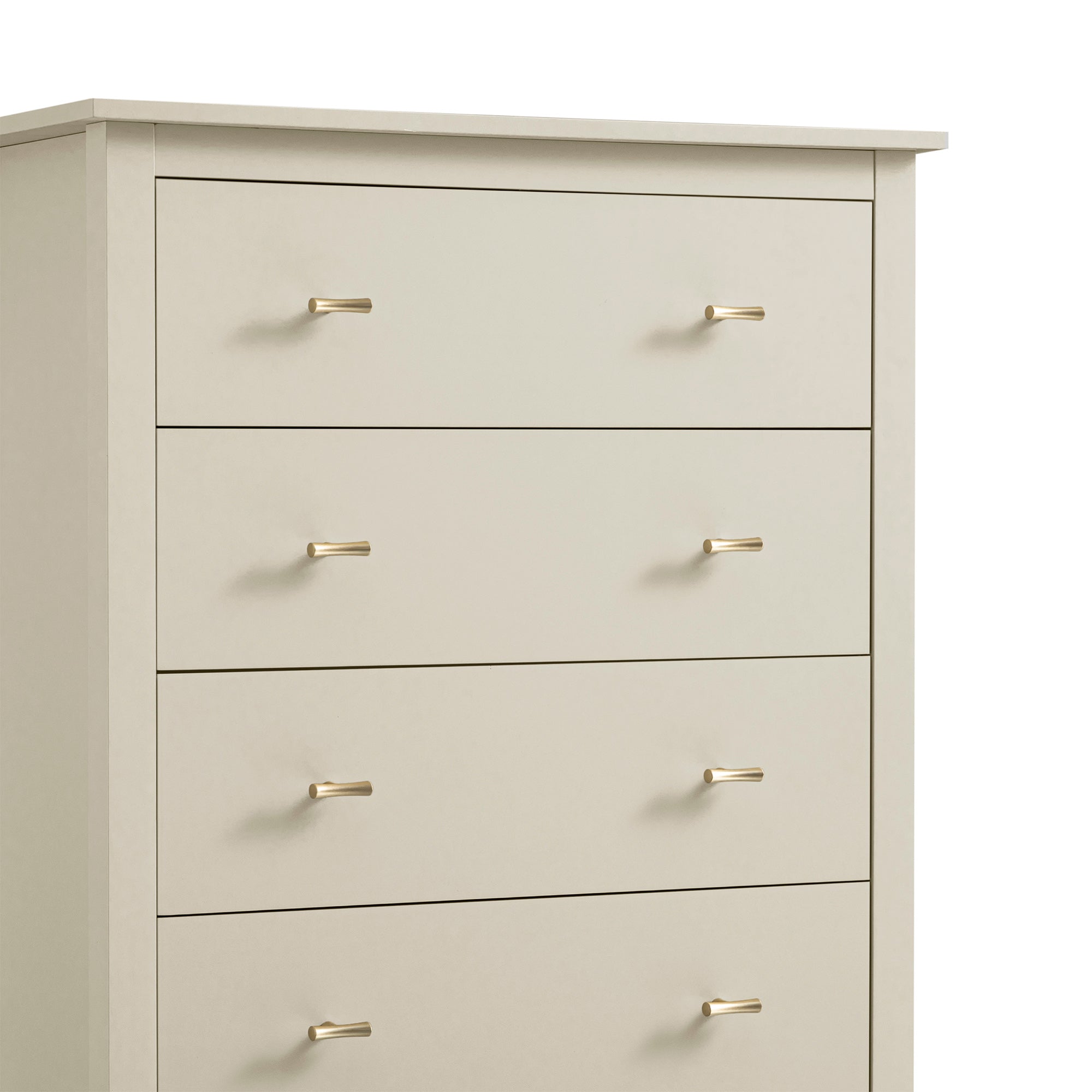 Oakham Chest of 4 Drawers, Shaded White