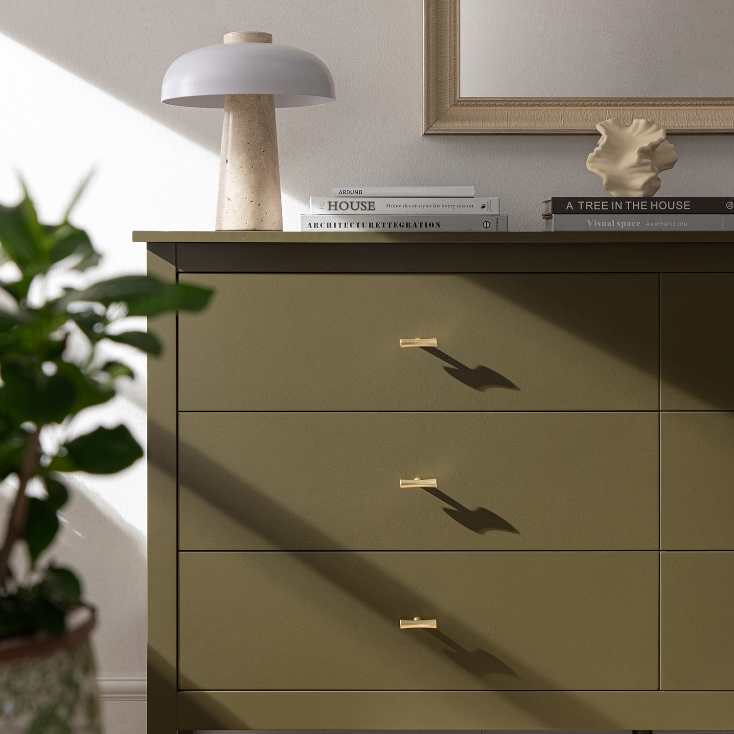 Oakham Chest of 6 Drawers, Olive Grove