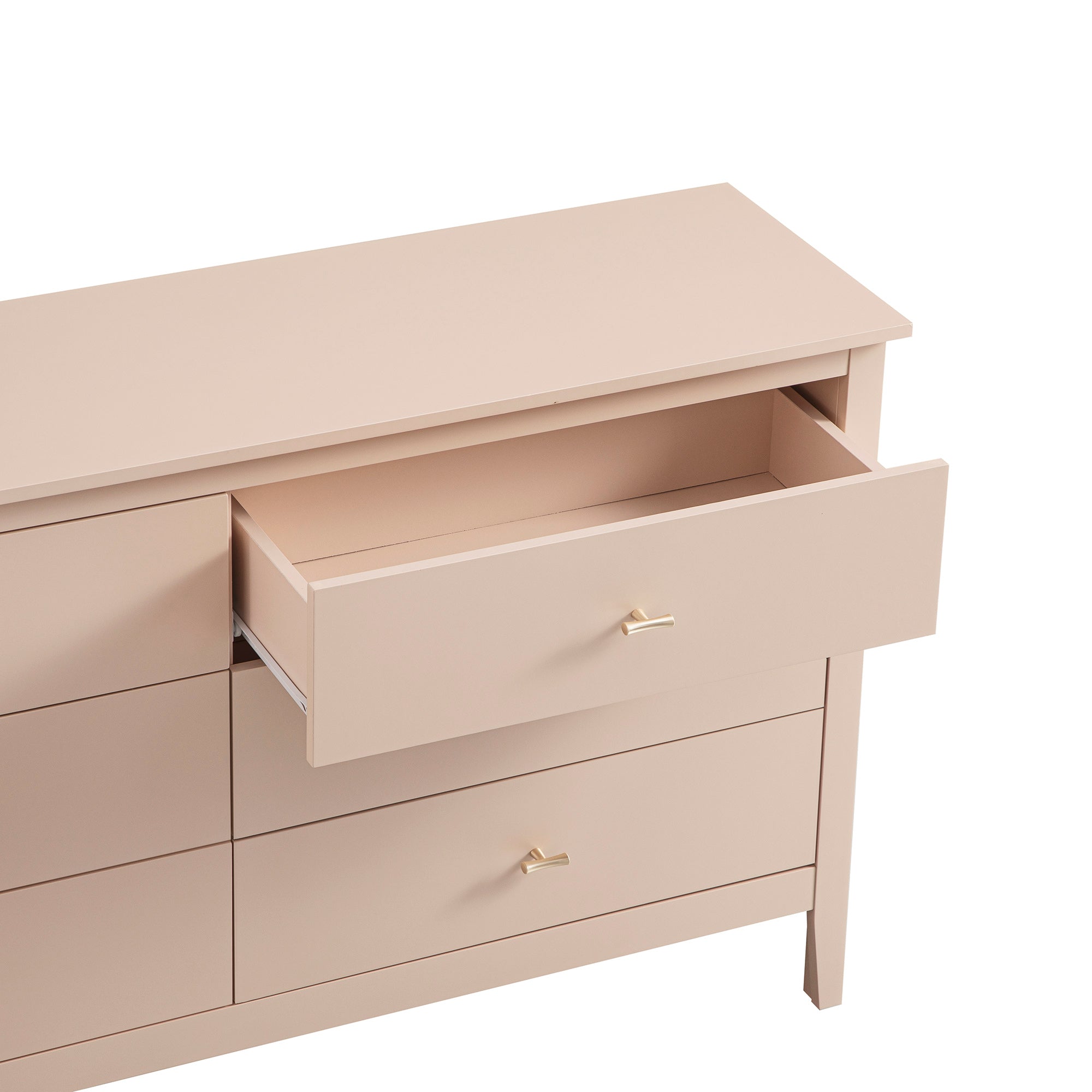 Oakham Chest of 6 Drawers, Nude Pink