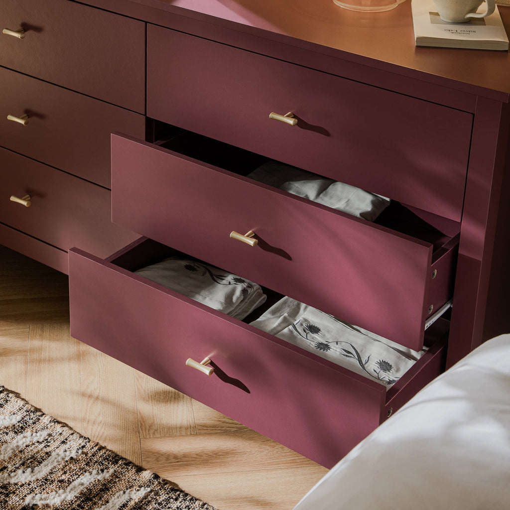 Oakham Chest of 6 Drawers, Wild Cherry