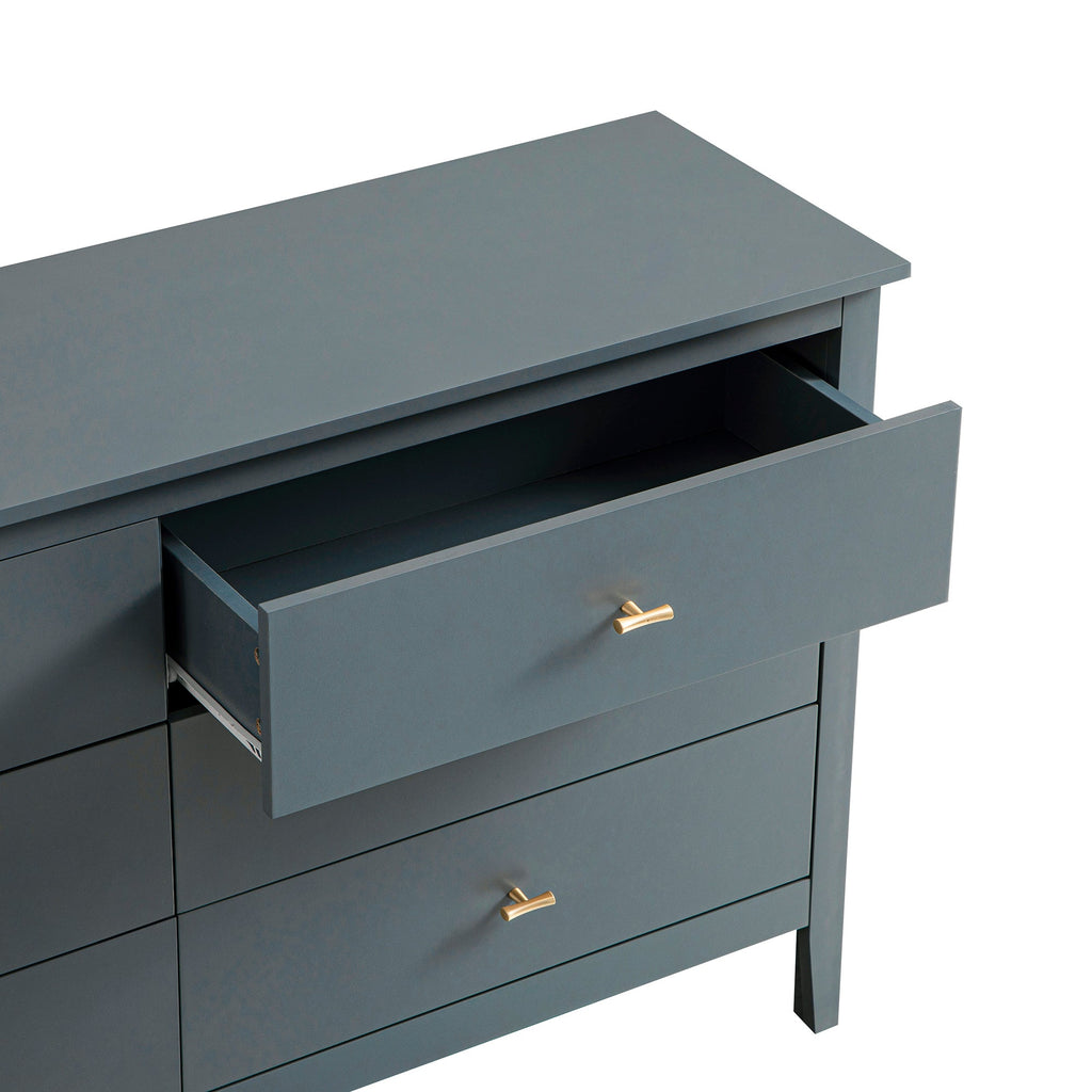 Oakham Chest of 6 Drawers, Stormy Blue