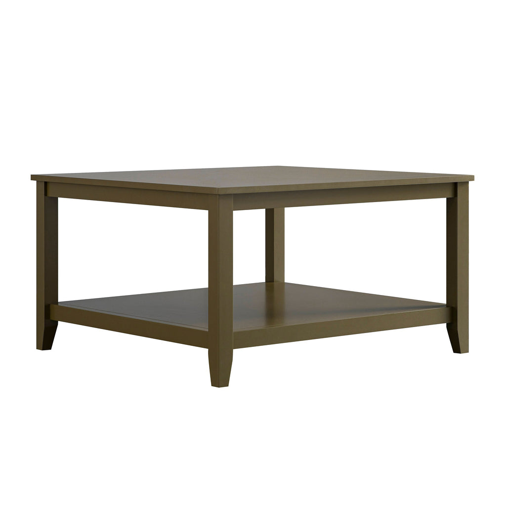 Oakham 80cm Square Coffee Table, Olive Grove