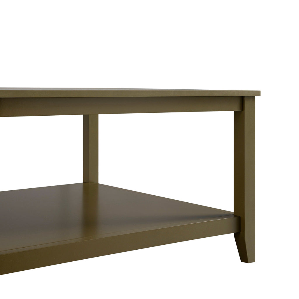 Oakham 80cm Square Coffee Table, Olive Grove