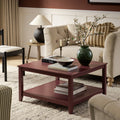 Oakham 80cm Square Coffee Table, Wild Cherry