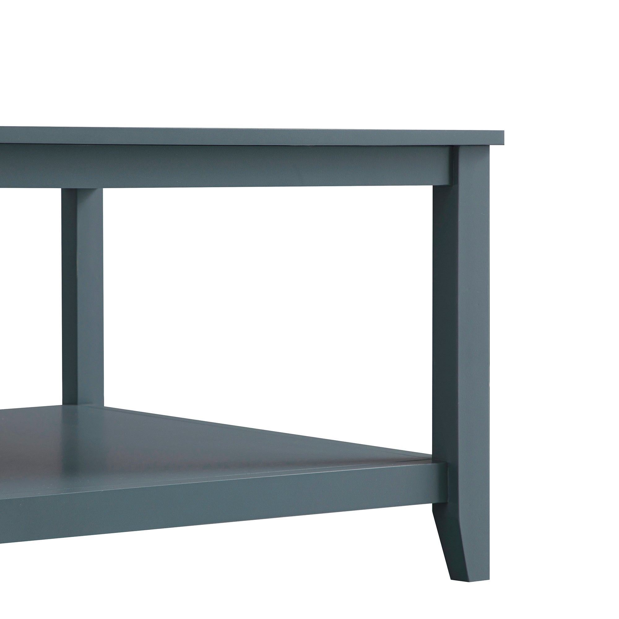 Oakham 80cm Square Coffee Table, Stormy Blue