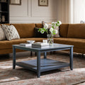 Oakham 80cm Square Coffee Table, Stormy Blue