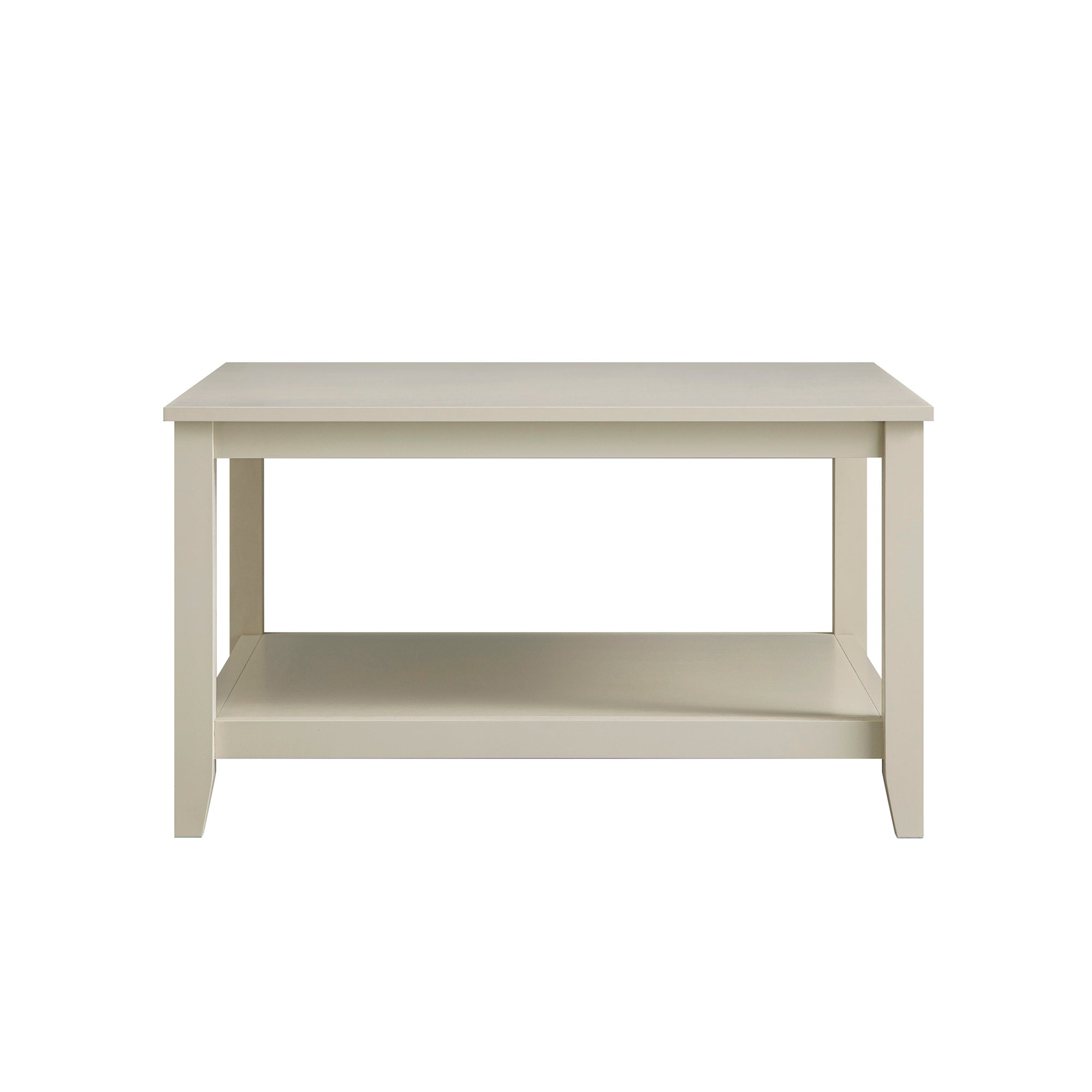 Oakham 80cm Square Coffee Table, Shaded White