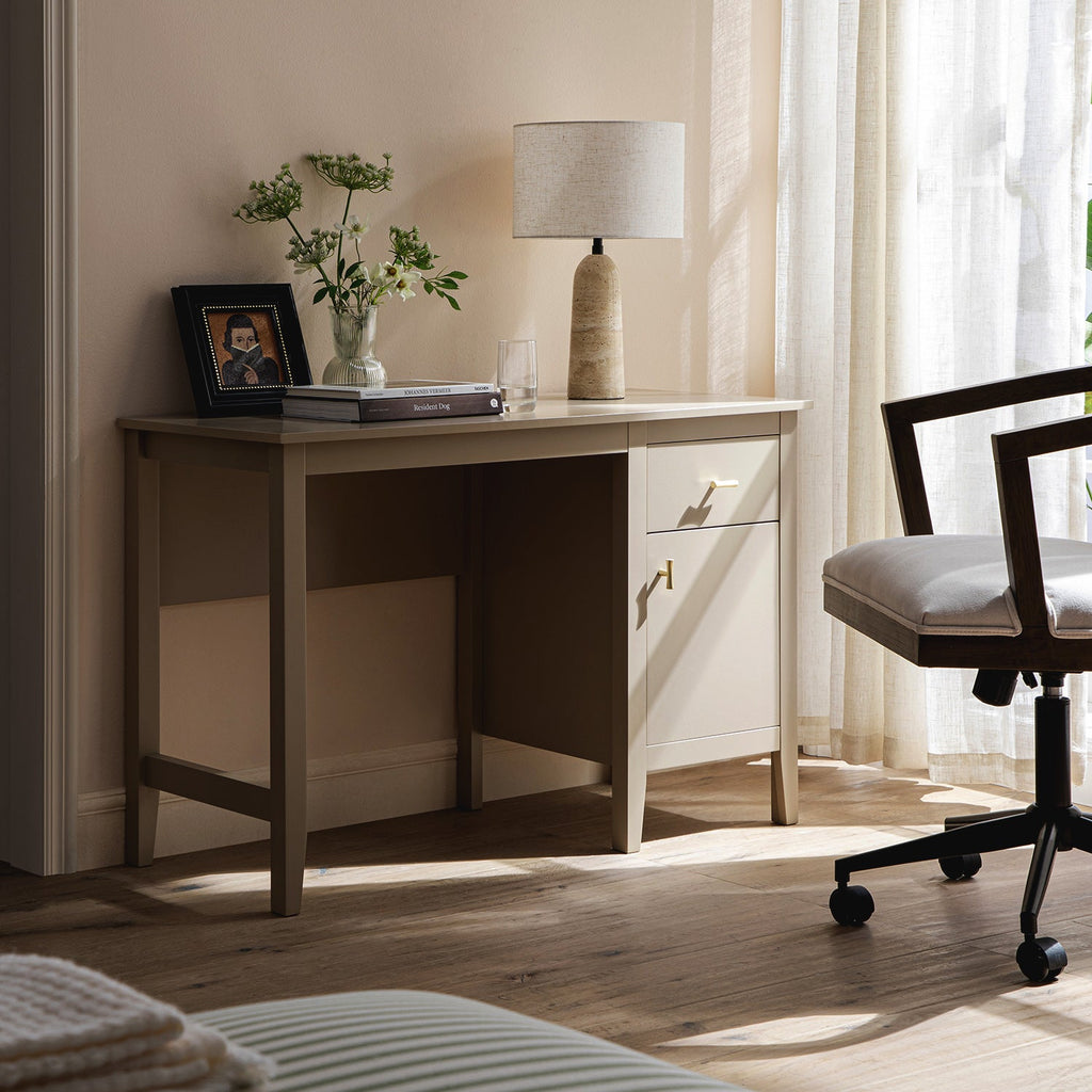 Oakham Writing Desk, Deep Greige