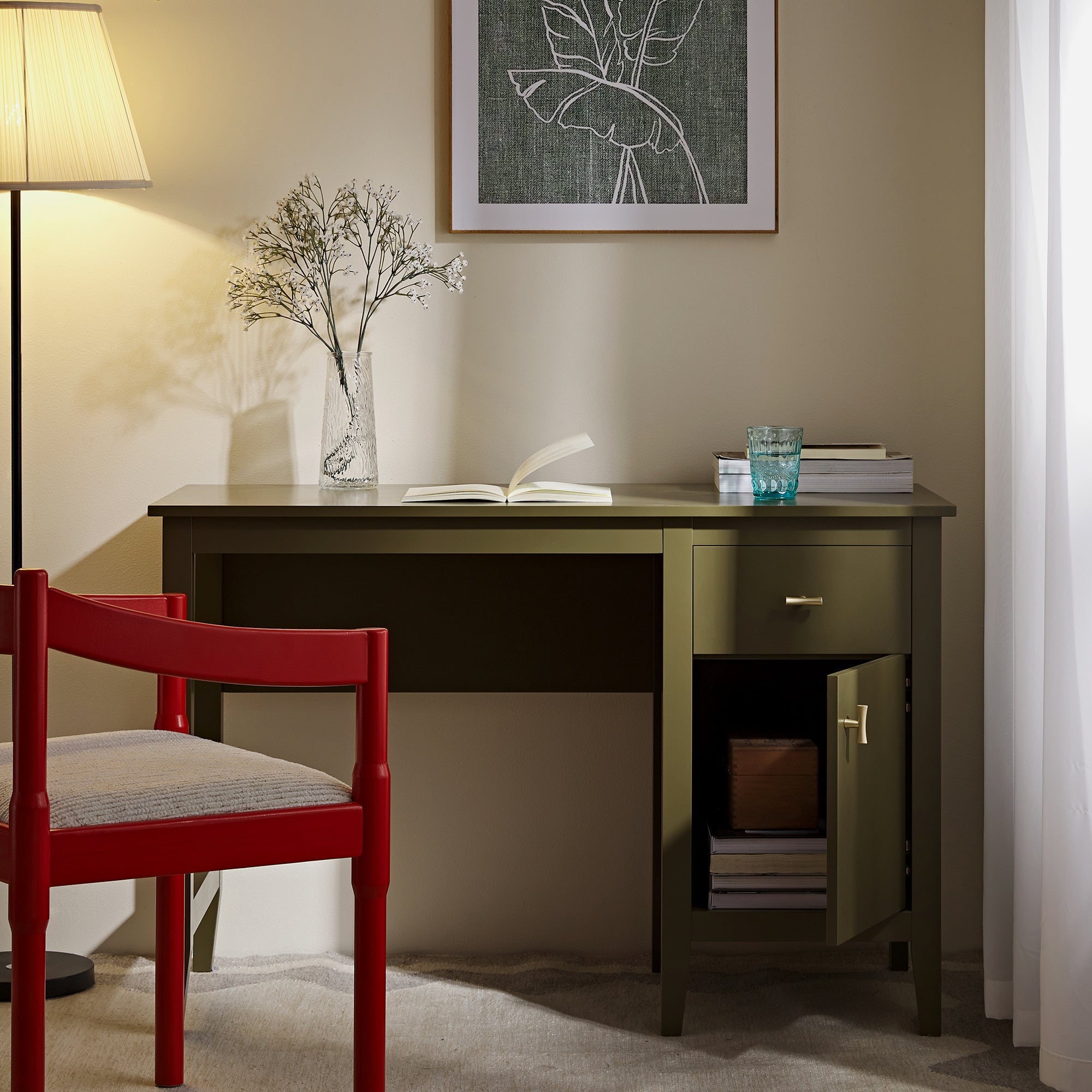 Oakham Writing Desk, Olive Grove