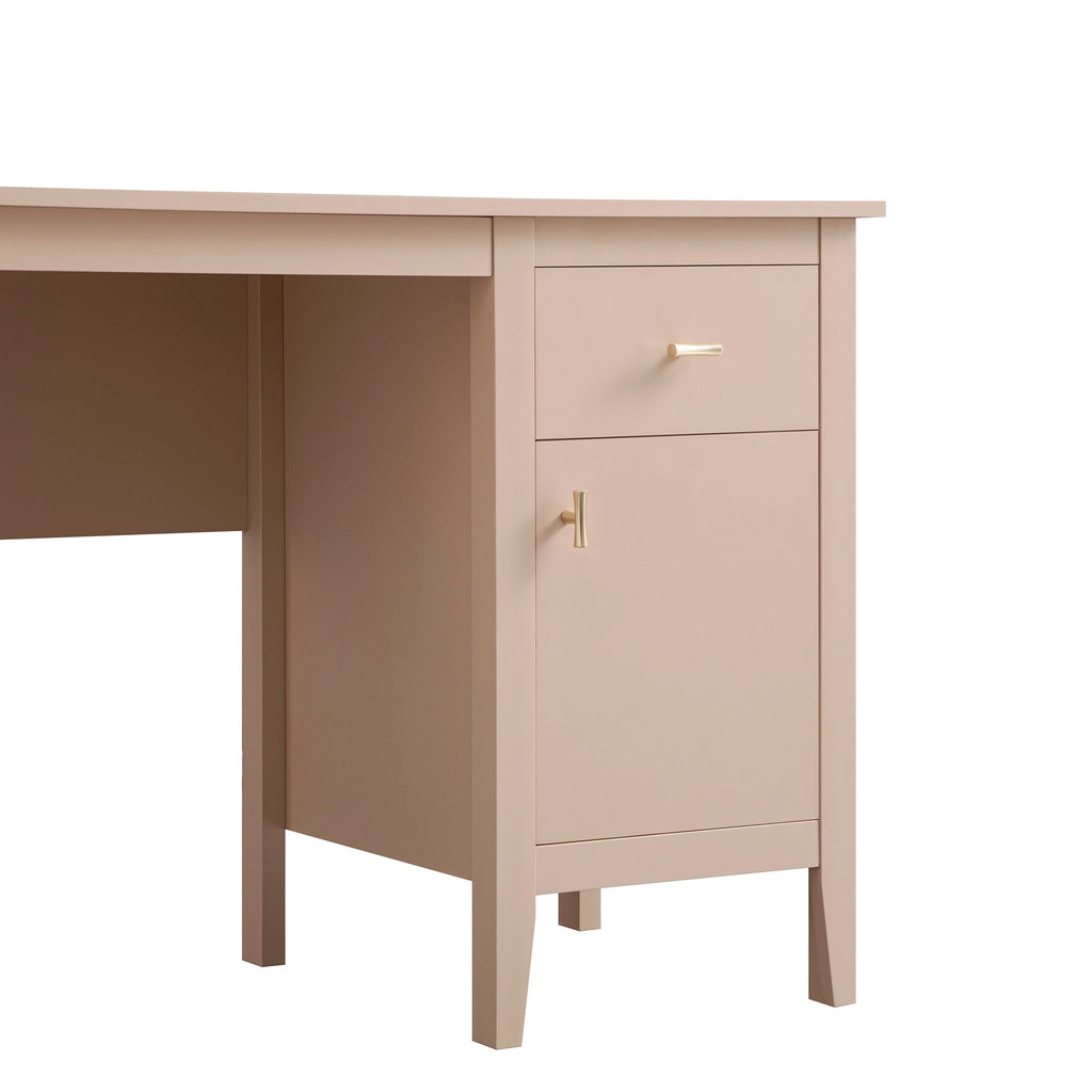 Oakham Writing Desk, Nude Pink