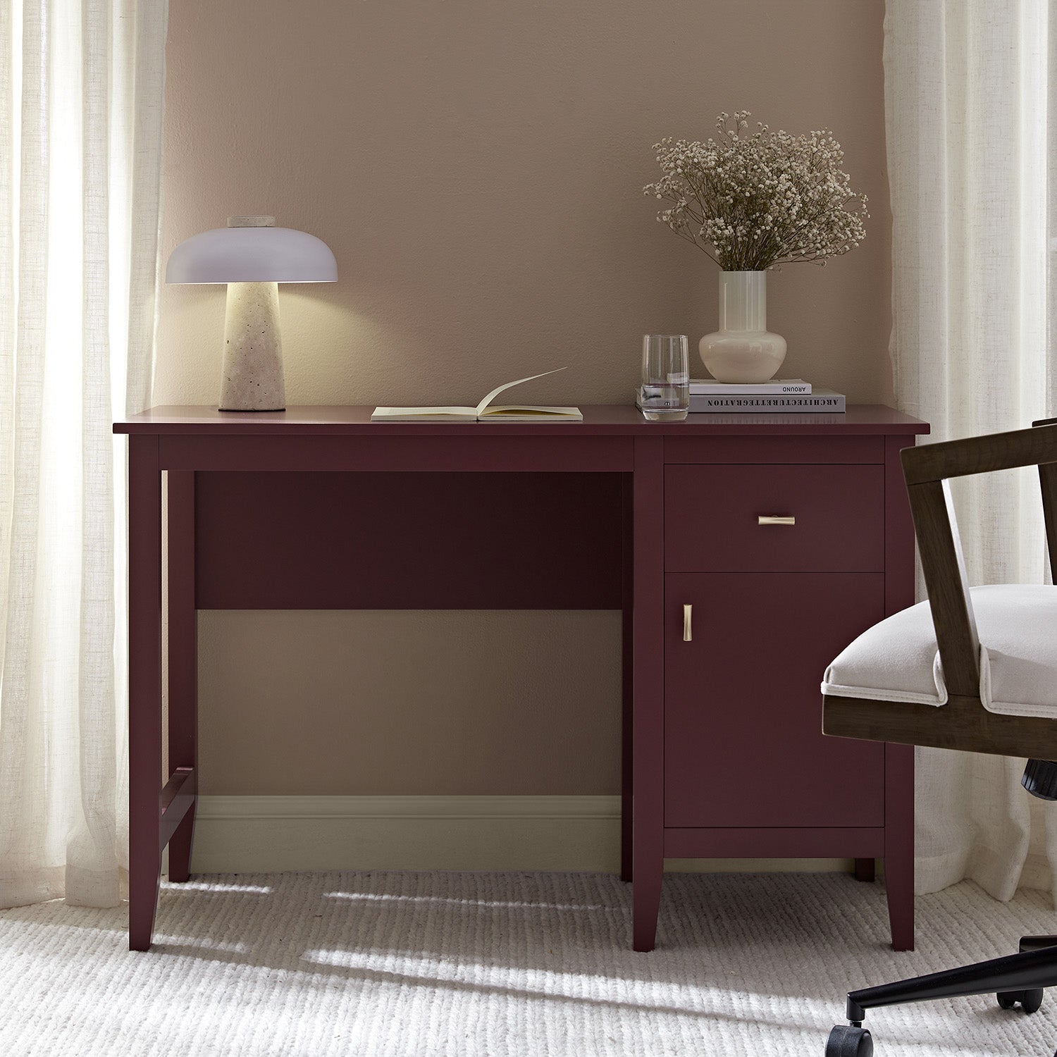 Oakham Writing Desk, Wild Cherry