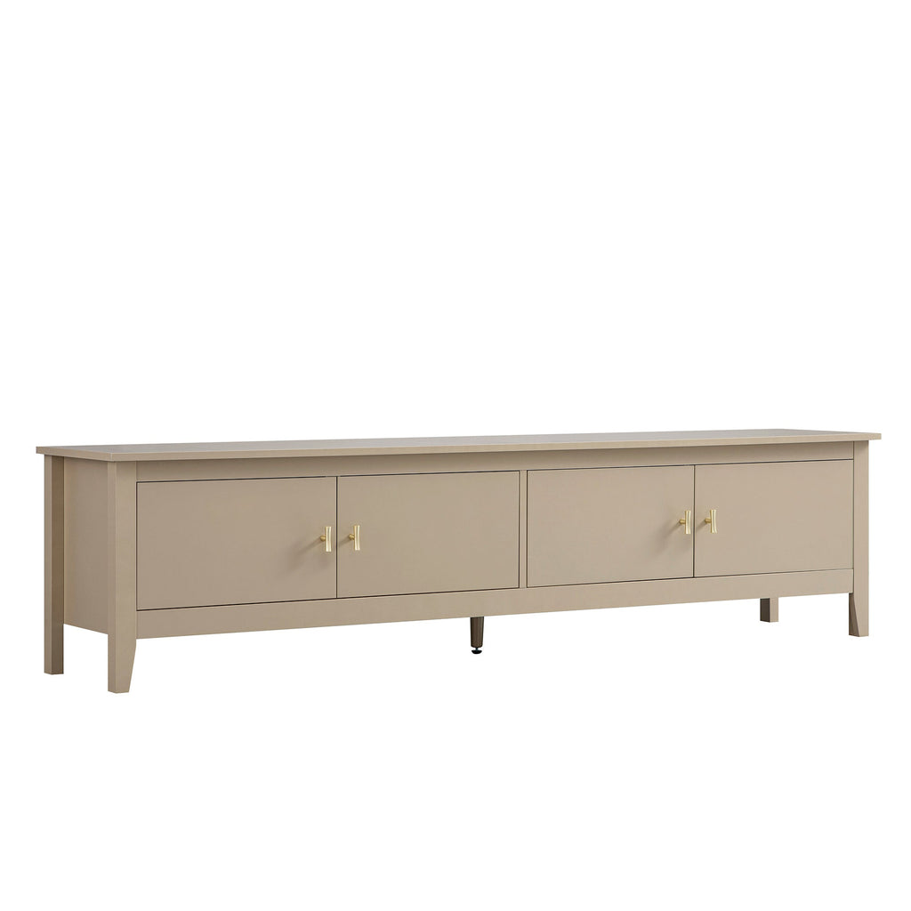 Oakham 180cm Wide TV Unit, Deep Greige