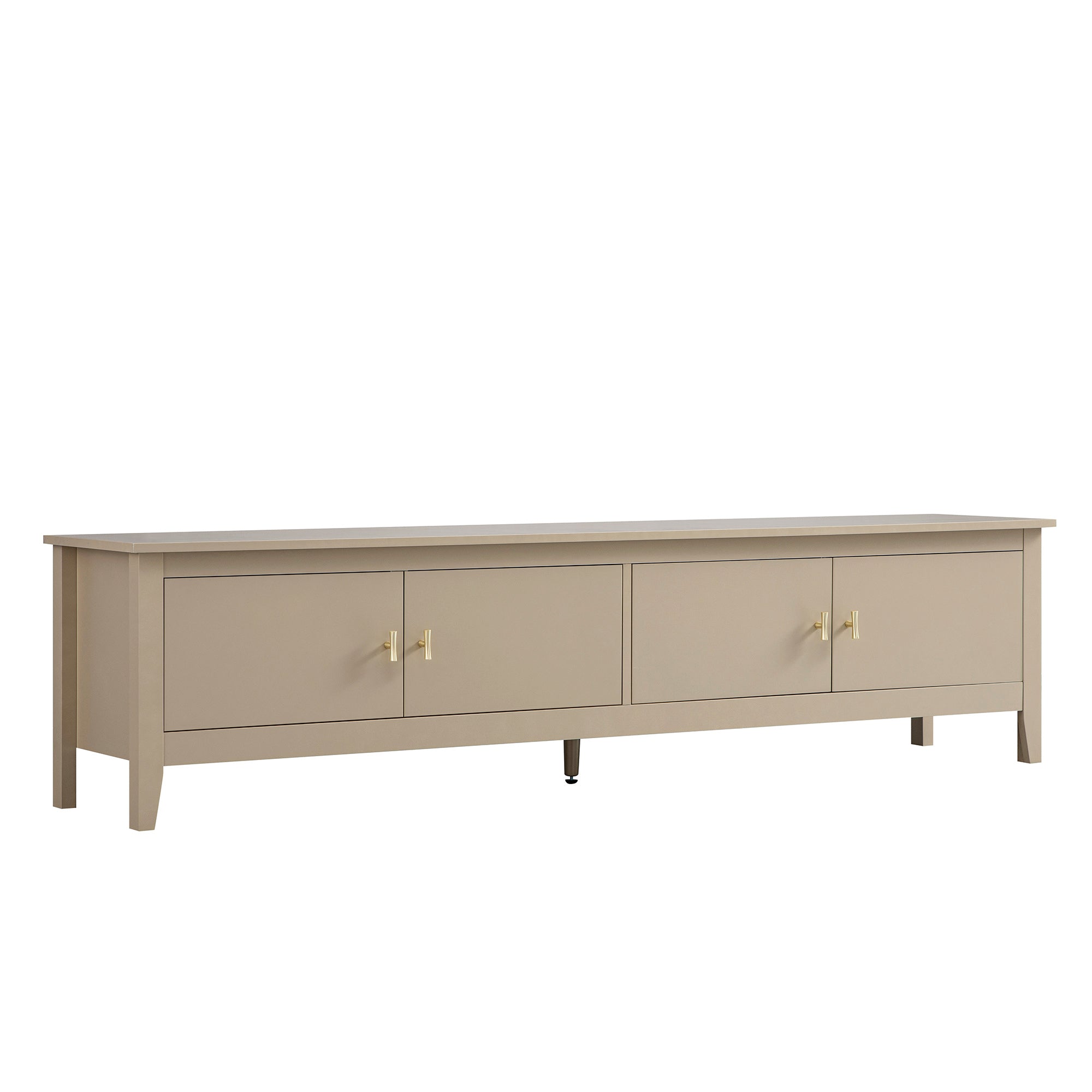 Oakham 180cm Wide TV Unit, Deep Greige