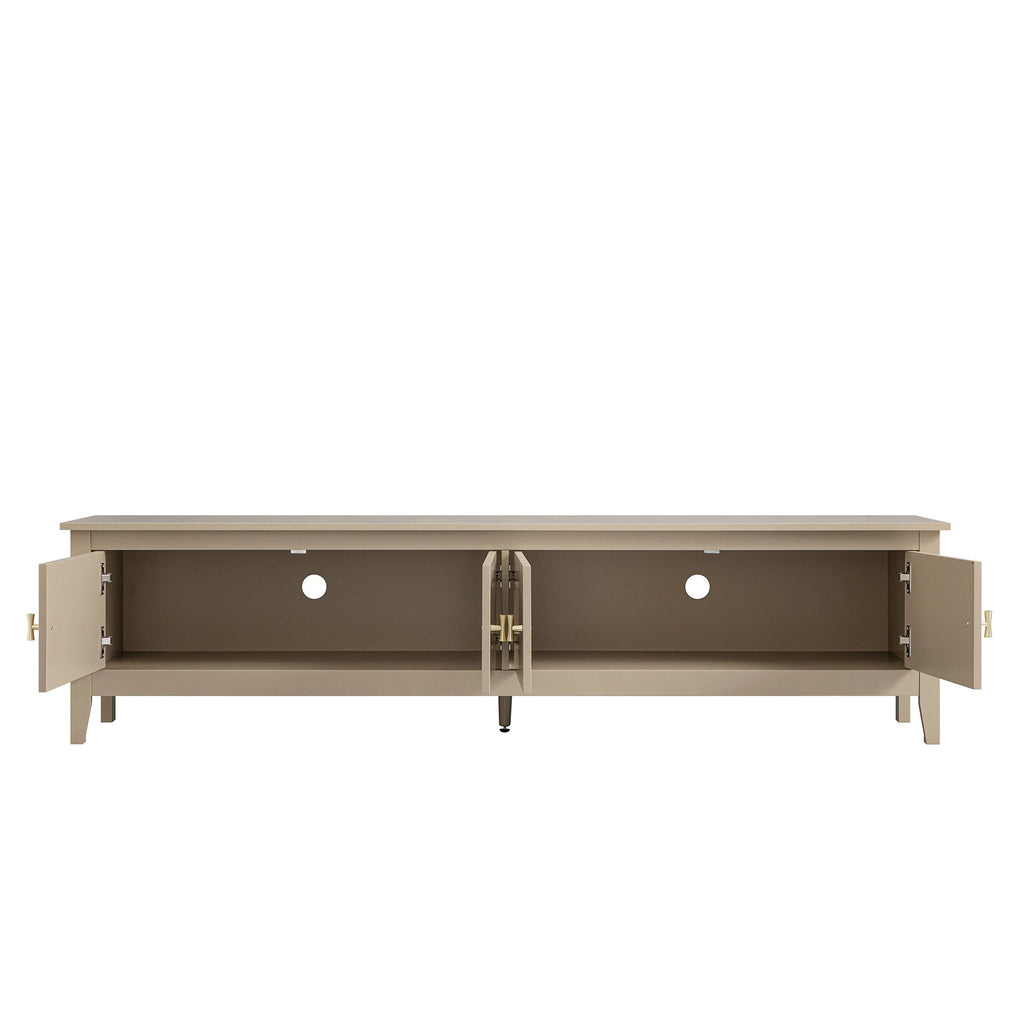 Oakham 180cm Wide TV Unit, Deep Greige