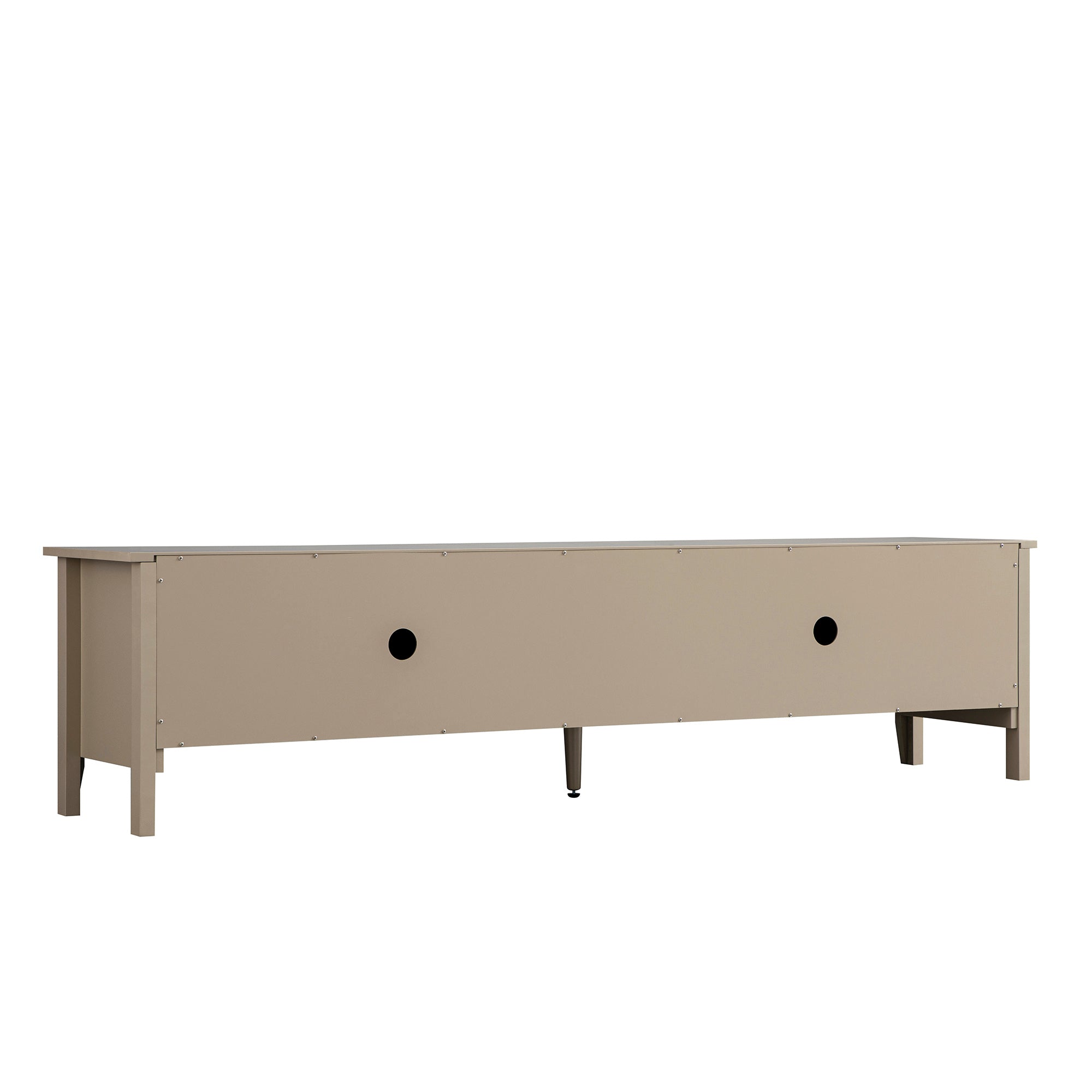Oakham 180cm Wide TV Unit, Deep Greige