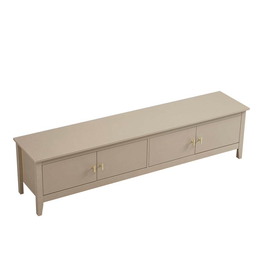 Oakham 180cm Wide TV Unit, Deep Greige