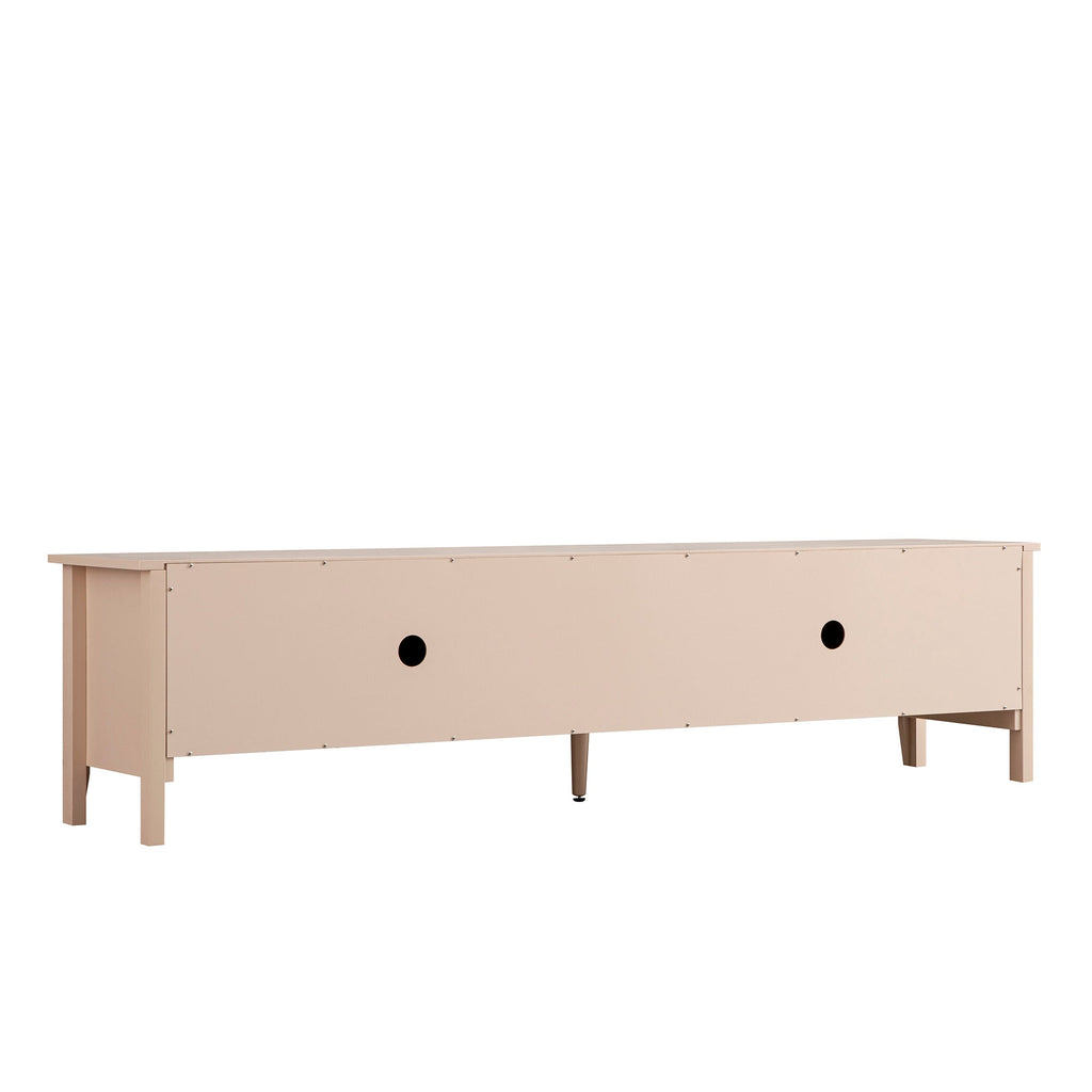 Oakham 180cm Wide TV Unit, Nude Pink