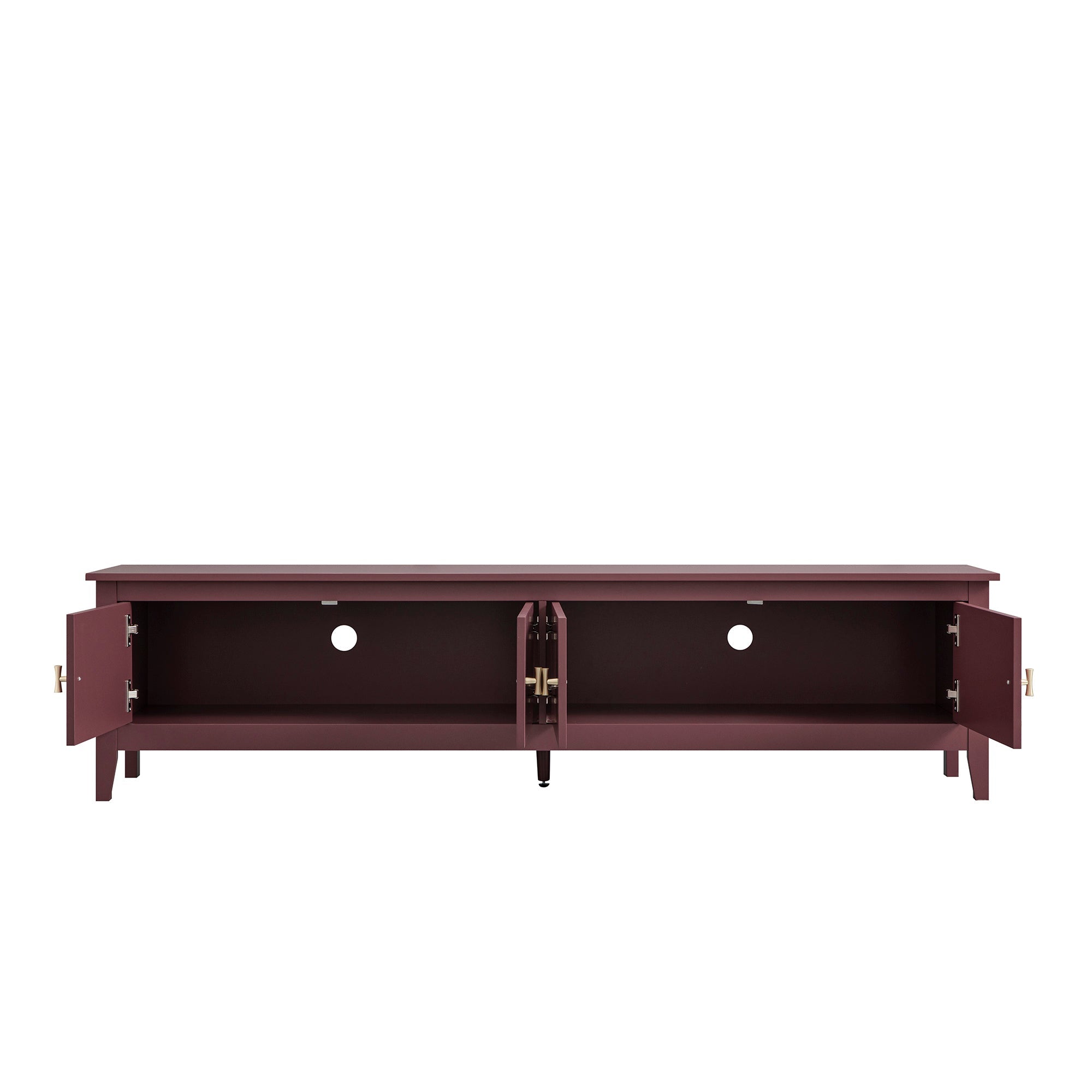 Oakham 180cm Wide TV Unit, Wild Cherry