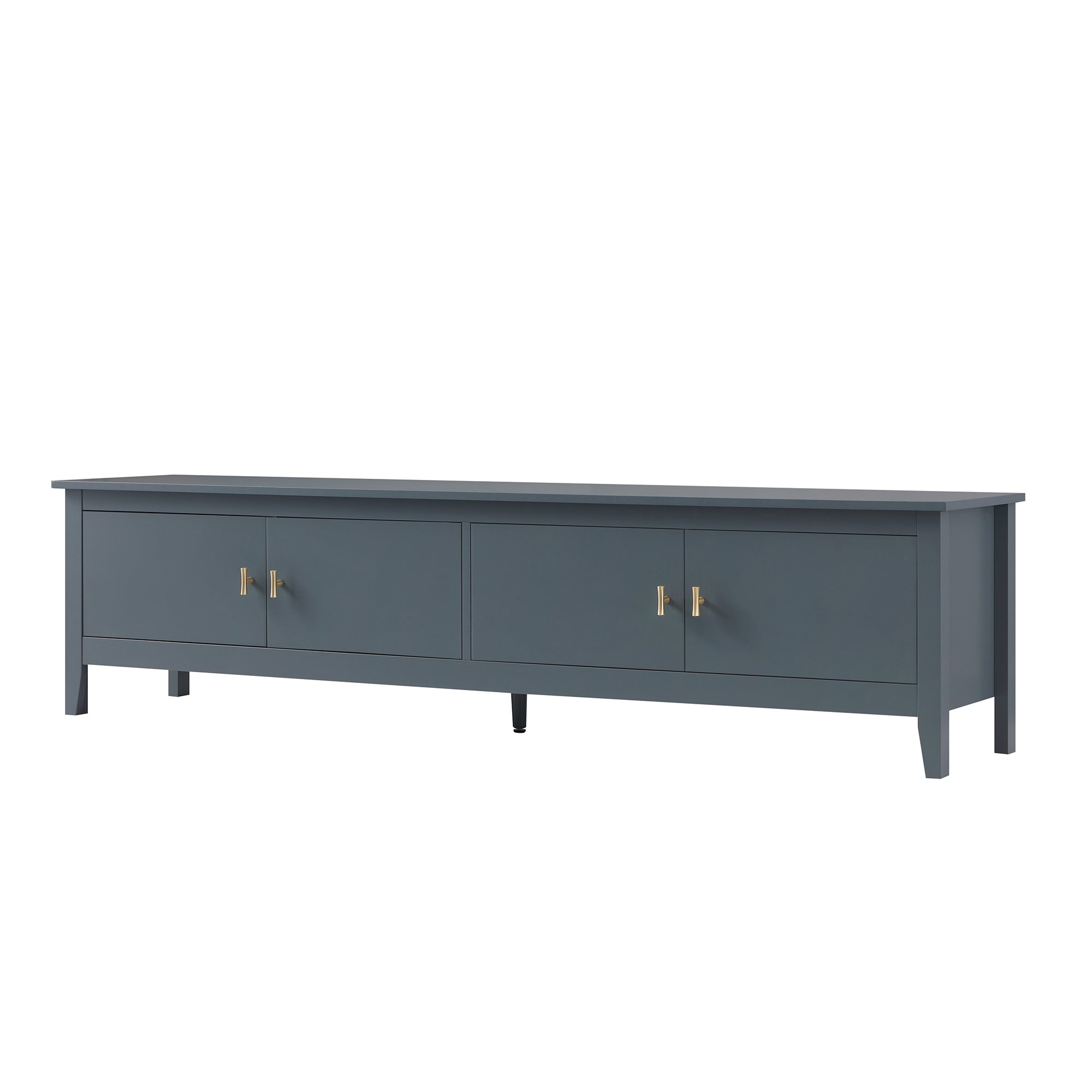 Oakham 180cm Wide TV Unit, Stormy Blue