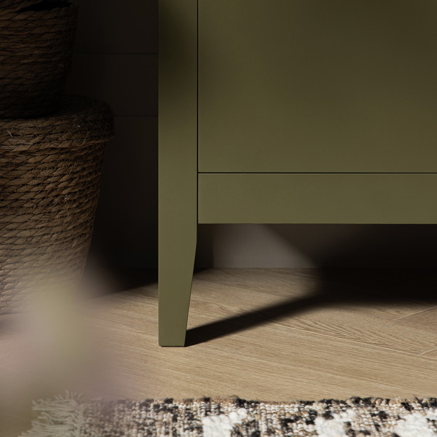 Oakham Wide Sideboard with Drawers, Olive Grove