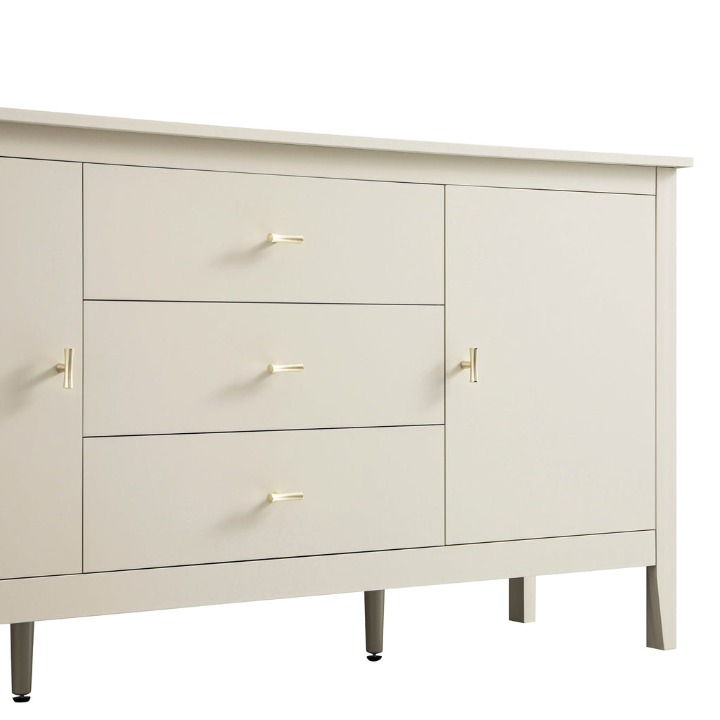 Oakham Wide Sideboard with Drawers, Shaded White