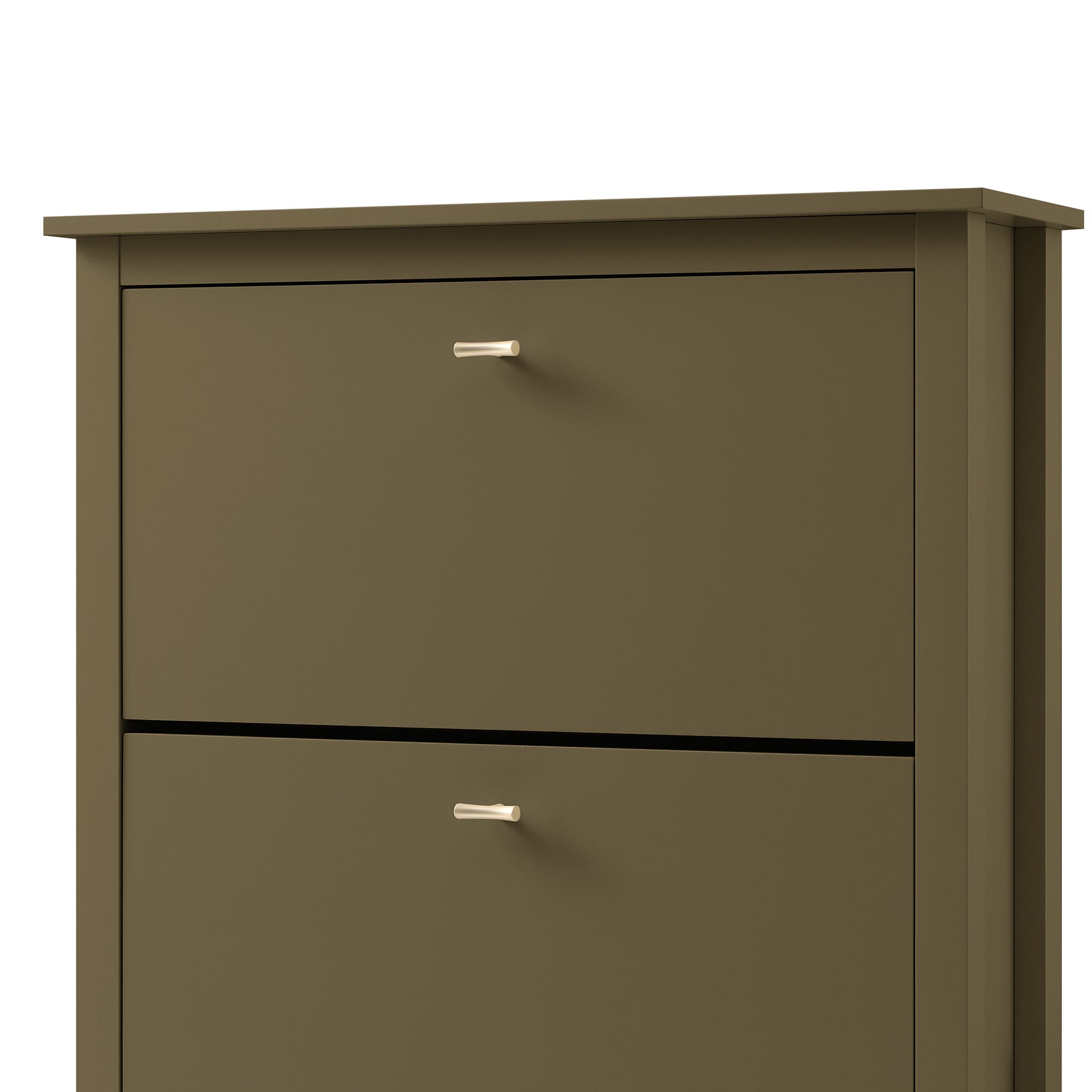 Oakham 2-Tier Shoe Cabinet, Olive Grove