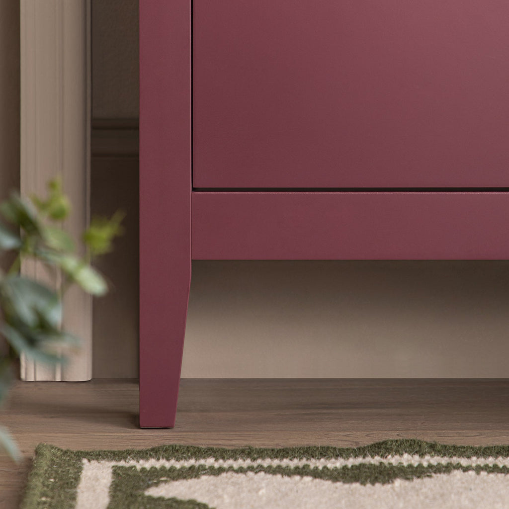 Oakham 2-Tier Shoe Cabinet, Wild Cherry