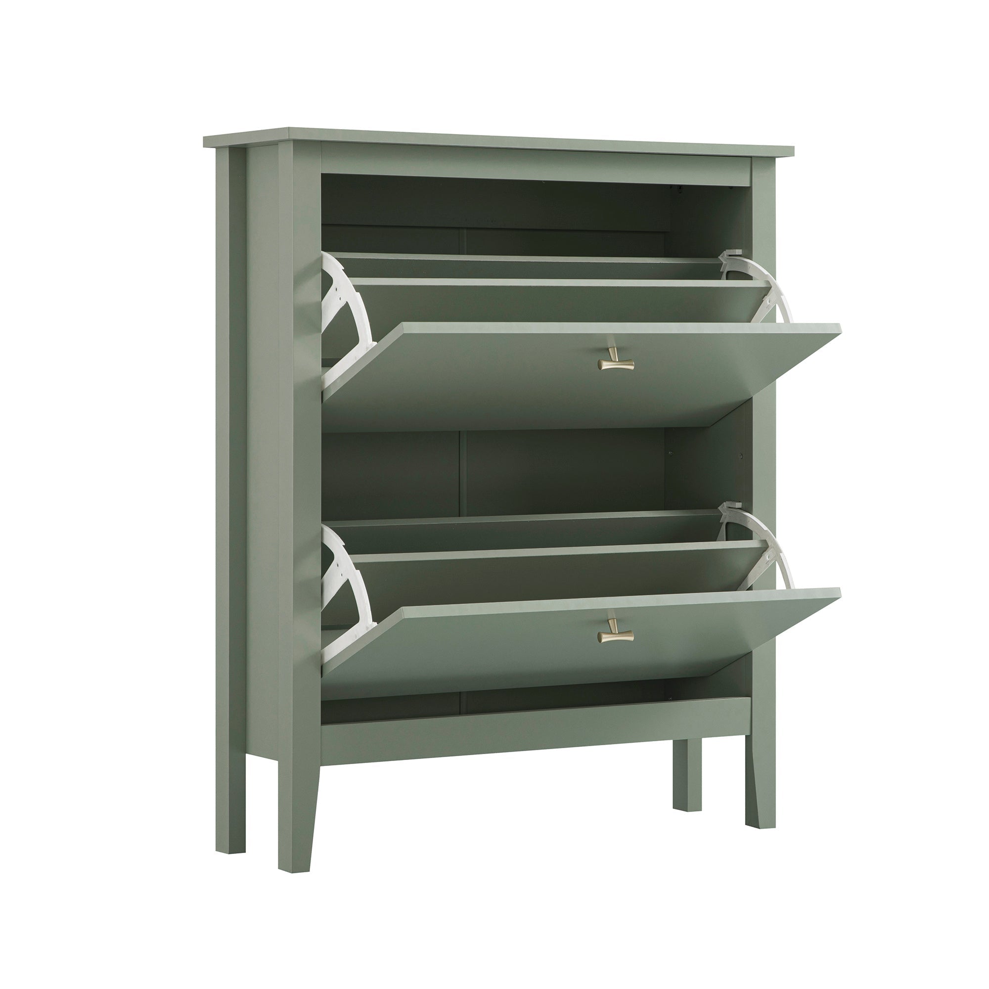 Oakham 2-Tier Shoe Cabinet, Desert Sage