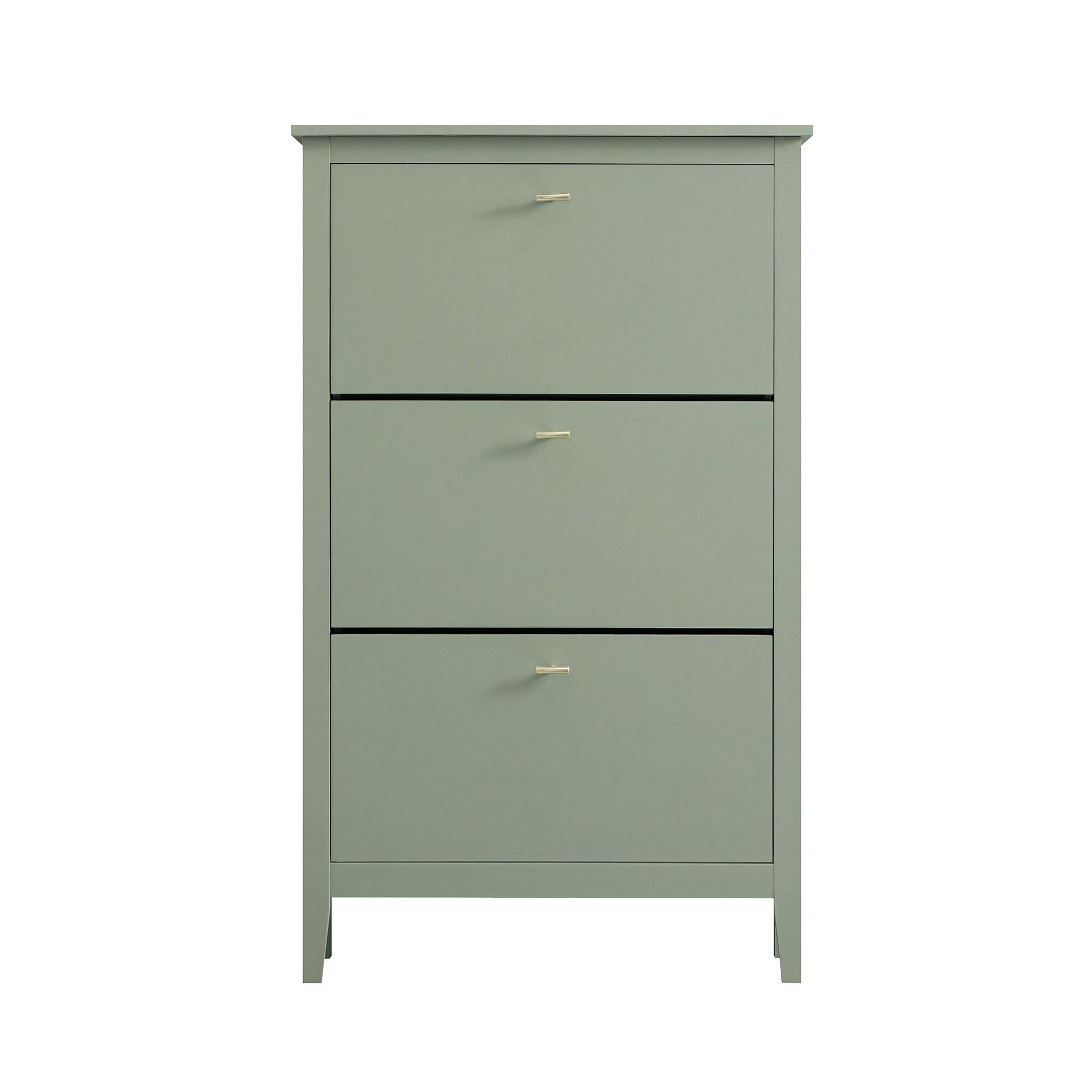 Oakham 3-Tier Shoe Cabinet, Desert Sage