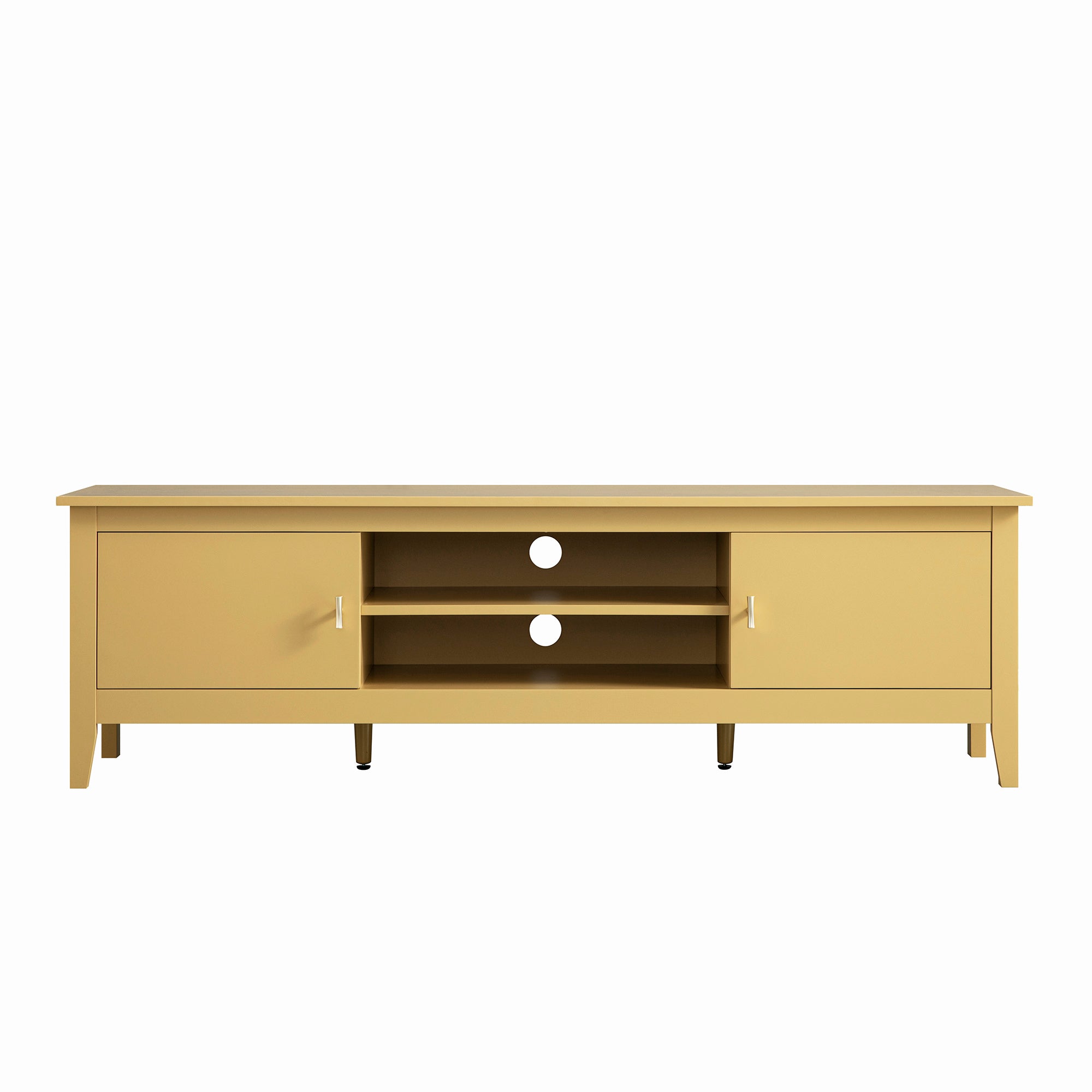 Oakham 150cm TV Unit, Rattan Yellow
