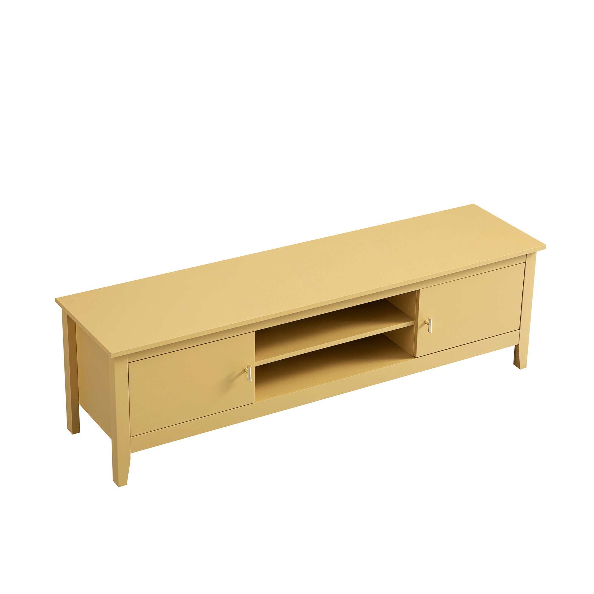 Oakham 150cm TV Unit, Rattan Yellow