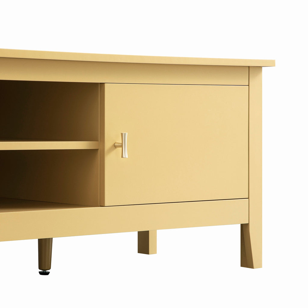 Oakham 150cm TV Unit, Rattan Yellow