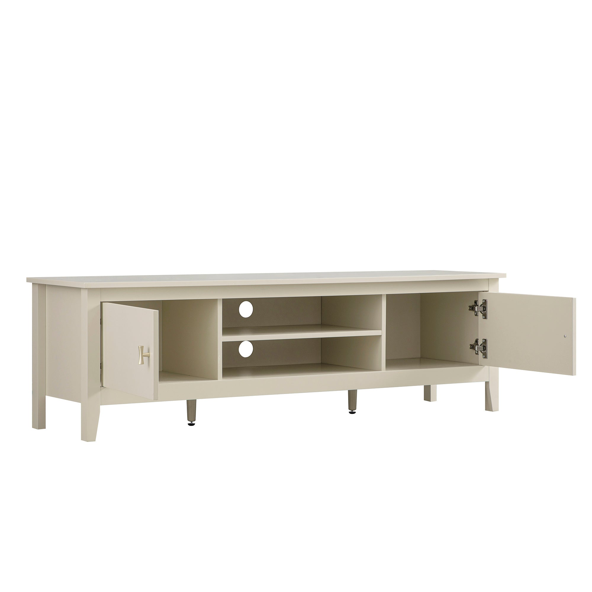 Oakham 150cm TV Unit, Shaded White