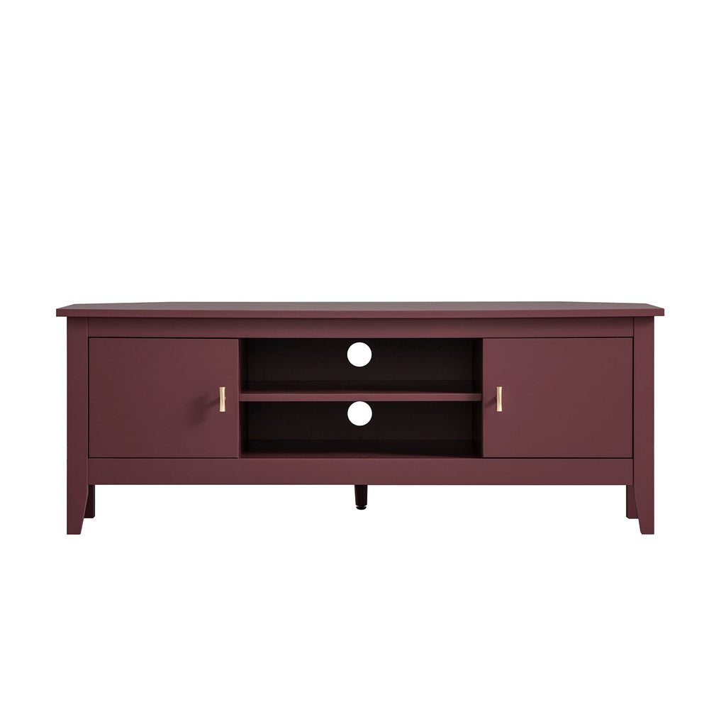 Oakham 120cm Corner TV Unit, Wild Cherry