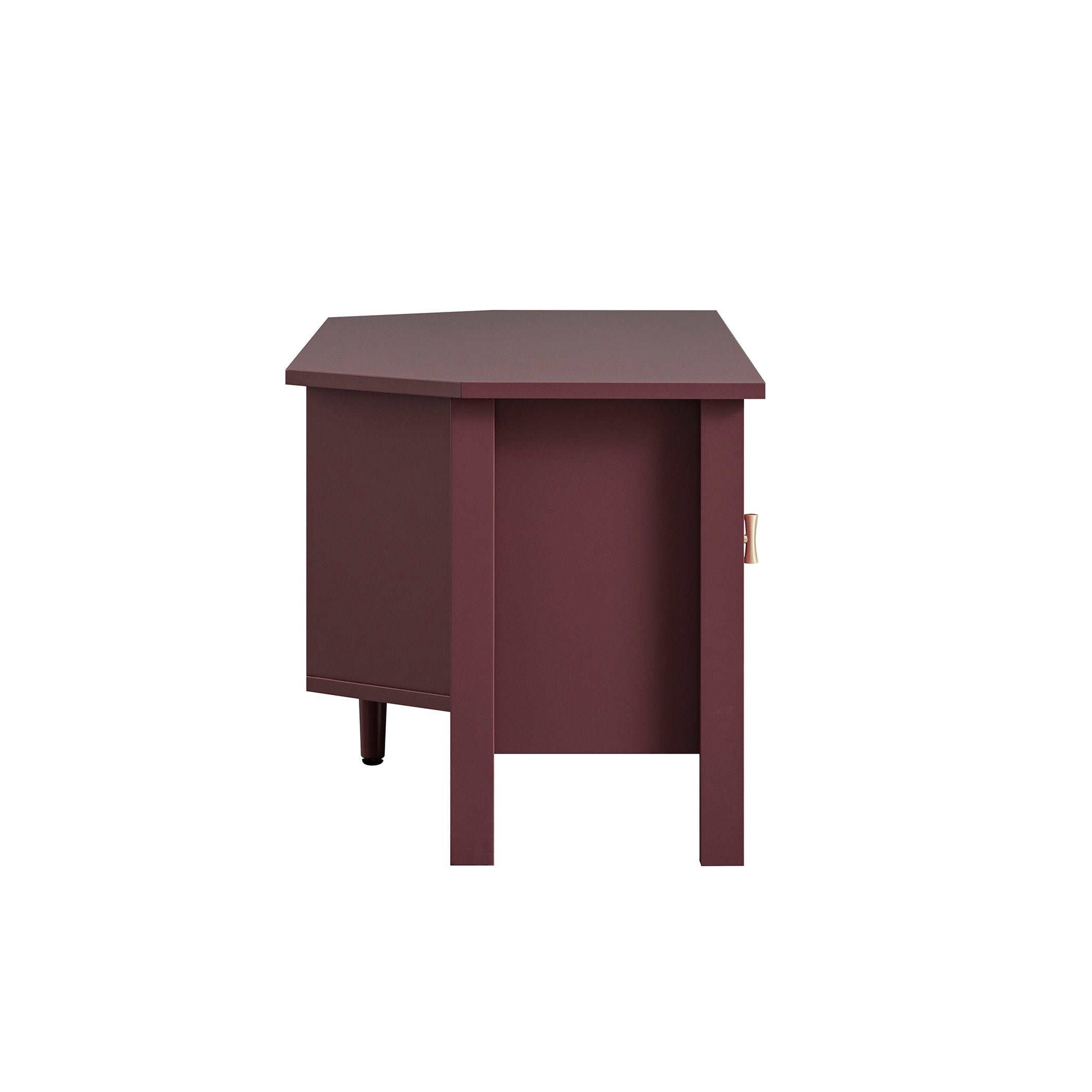 Oakham 120cm Corner TV Unit, Wild Cherry