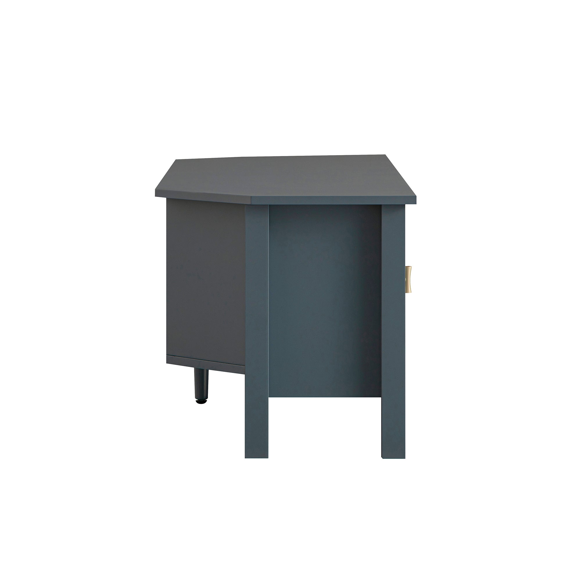 Oakham 120cm Corner TV Unit, Stormy Blue