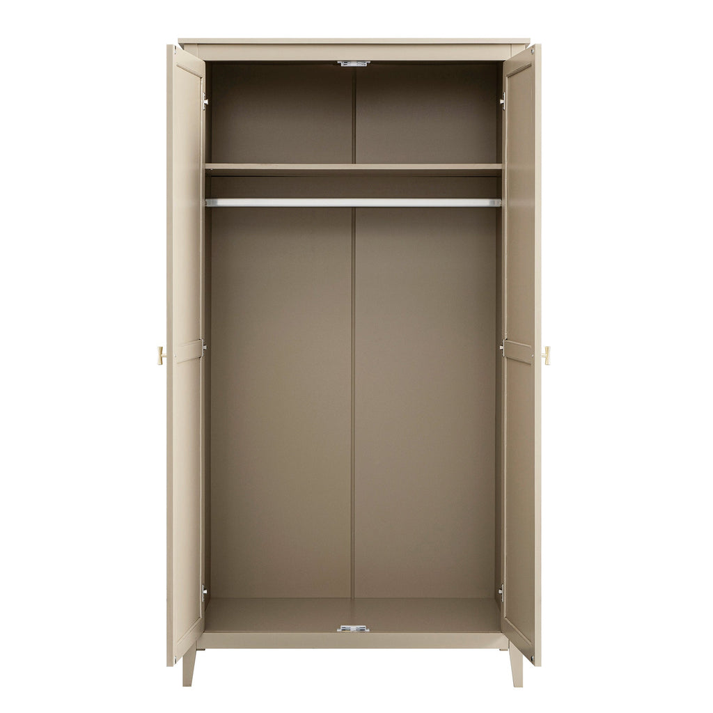 Oakham Double Wardrobe, Deep Greige